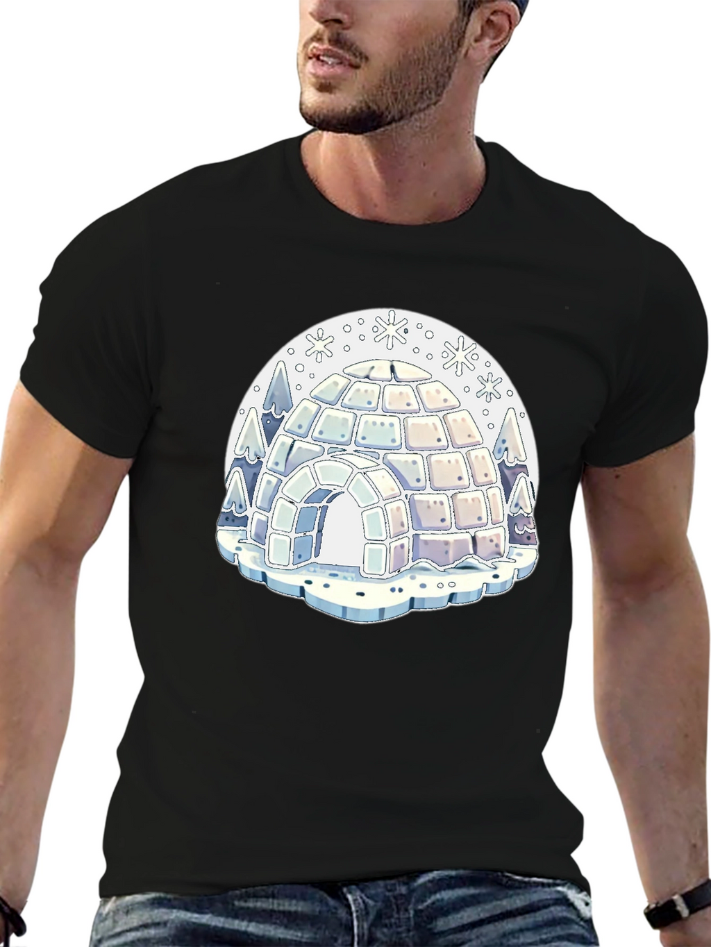 Igloo Graphic Print T-Shirt - Cool Winter Style