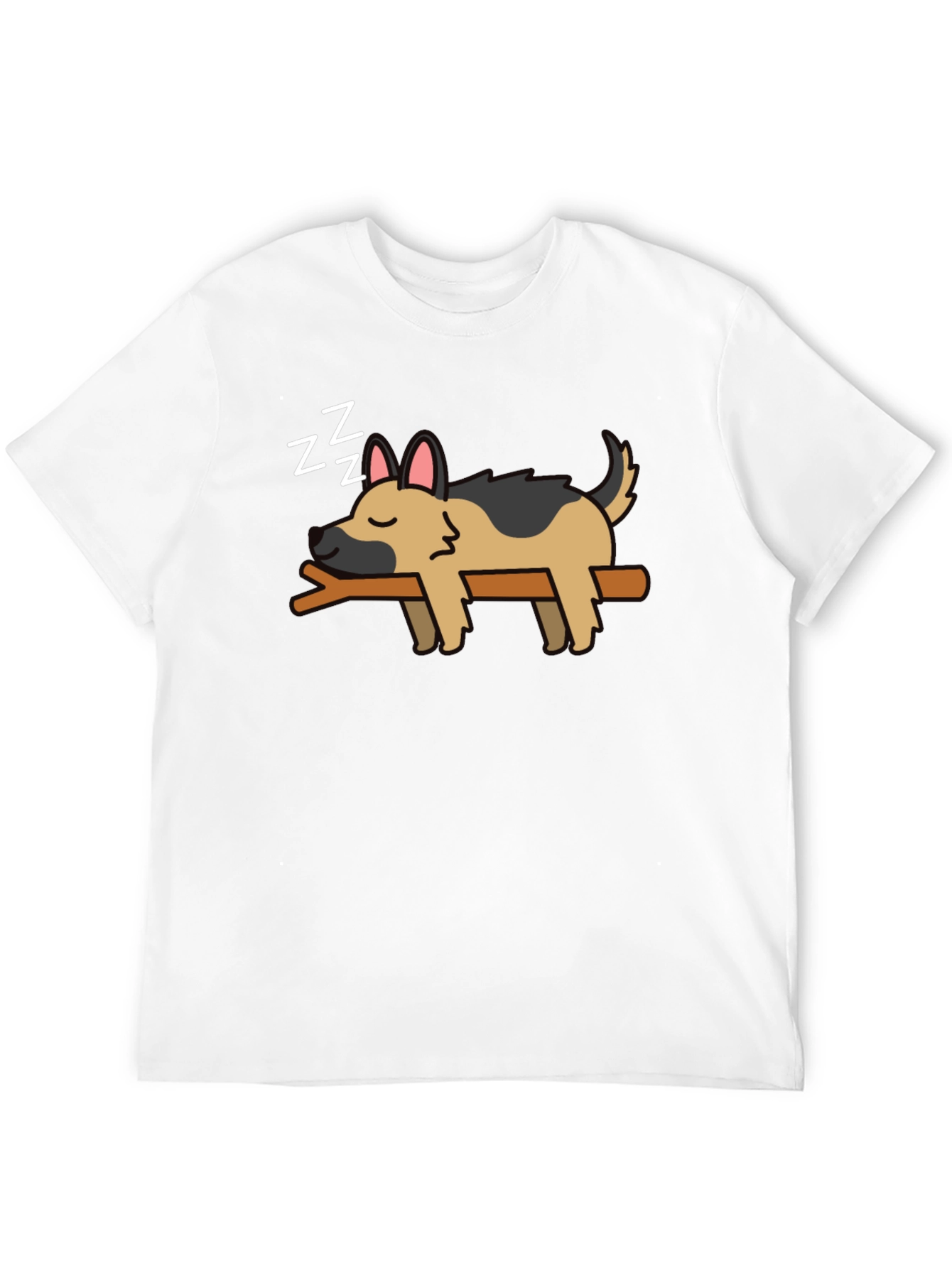 Sleeping Dog on Branch T-Shirt