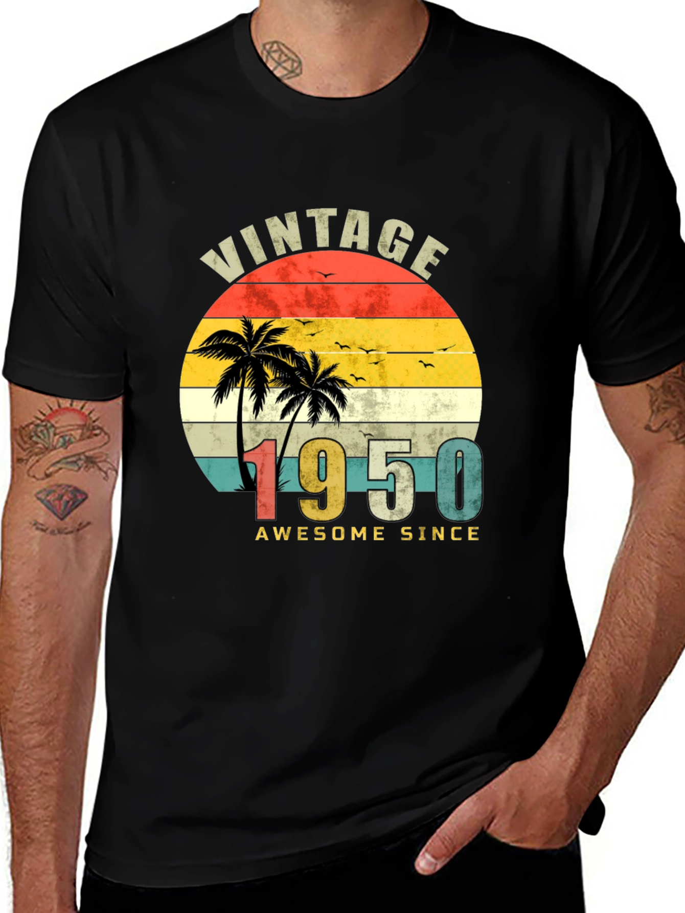 Vintage 1950 Awesome Since T-Shirt