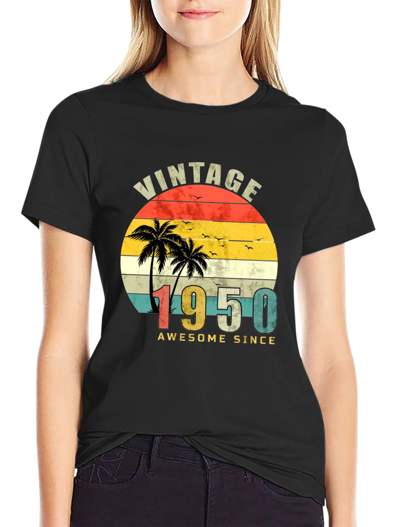 Vintage 1950 Awesome Since T-Shirt