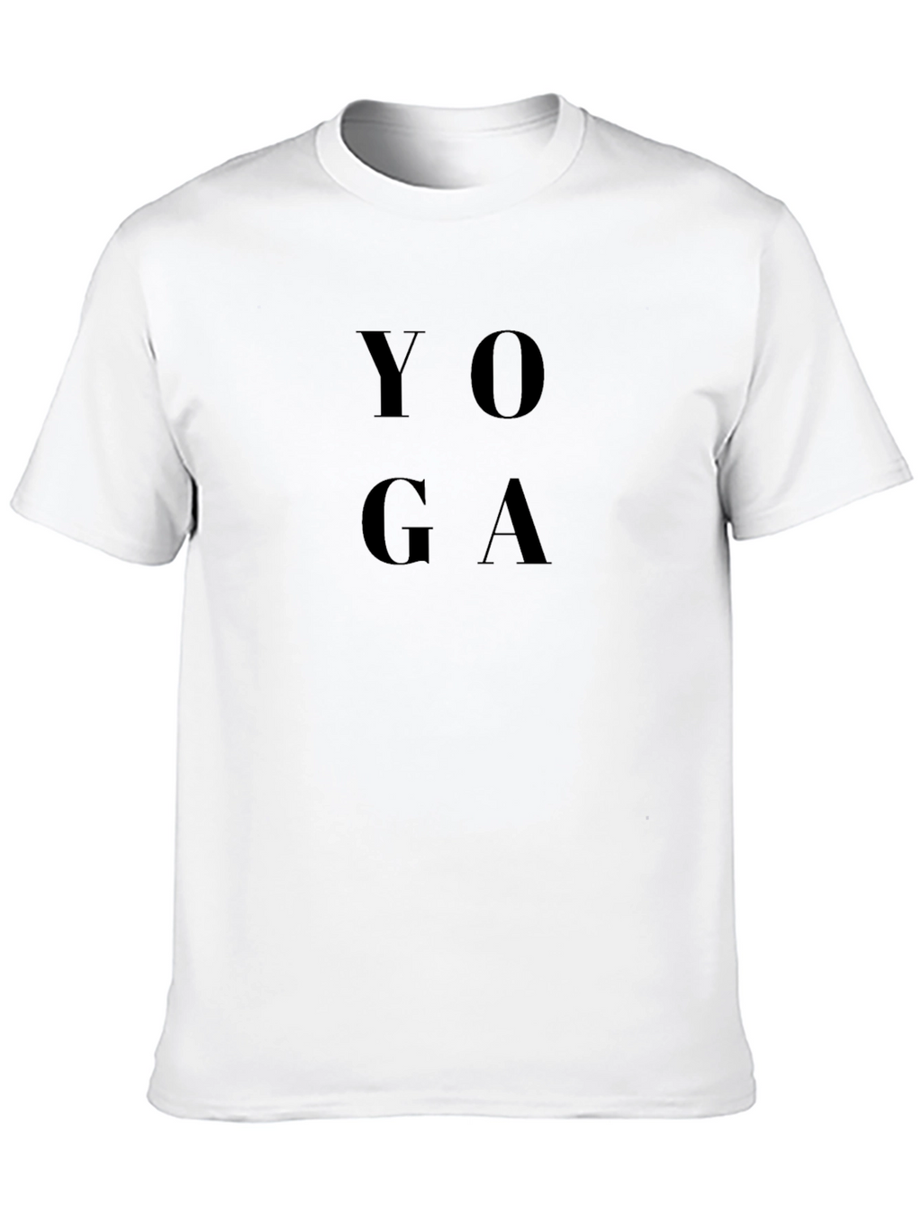 Yoga T-Shirt - Black Short Sleeve Unisex