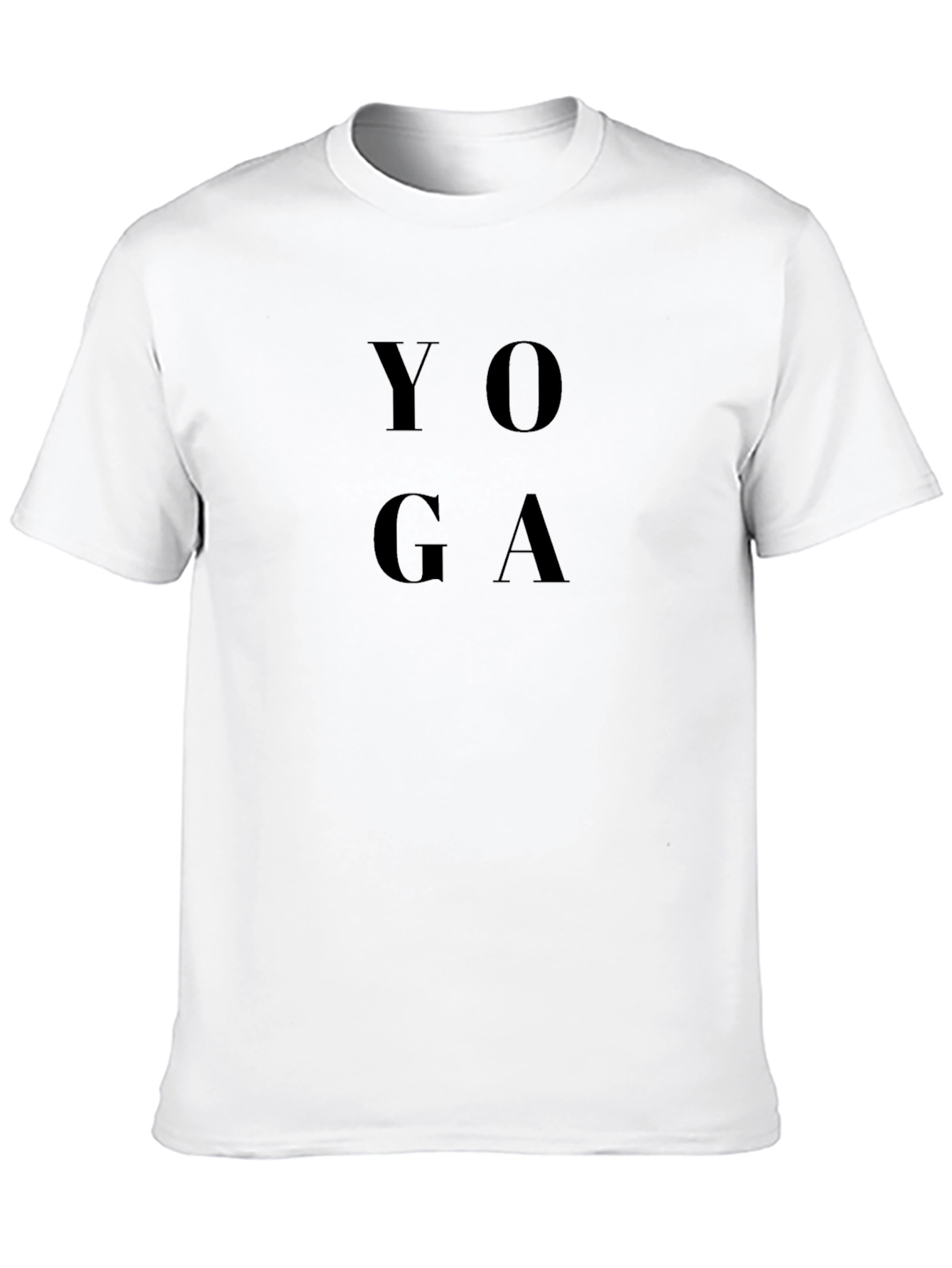 Yoga T-Shirt - Black Short Sleeve Unisex
