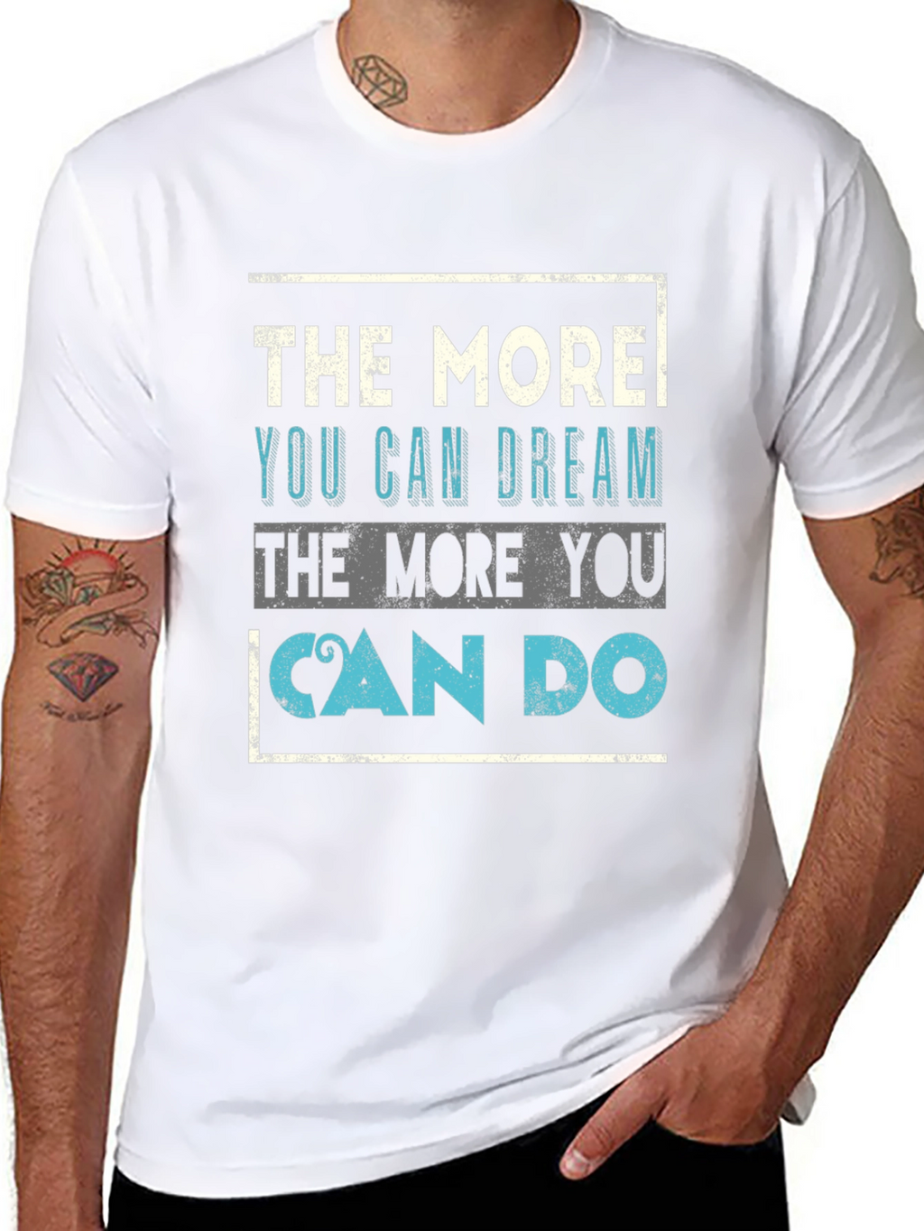 Inspirational Quote Graphic Tee - Dream & Do