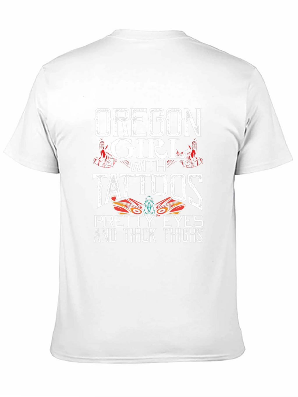 Oregon Girl with Tattoos Graphic T-Shirt
