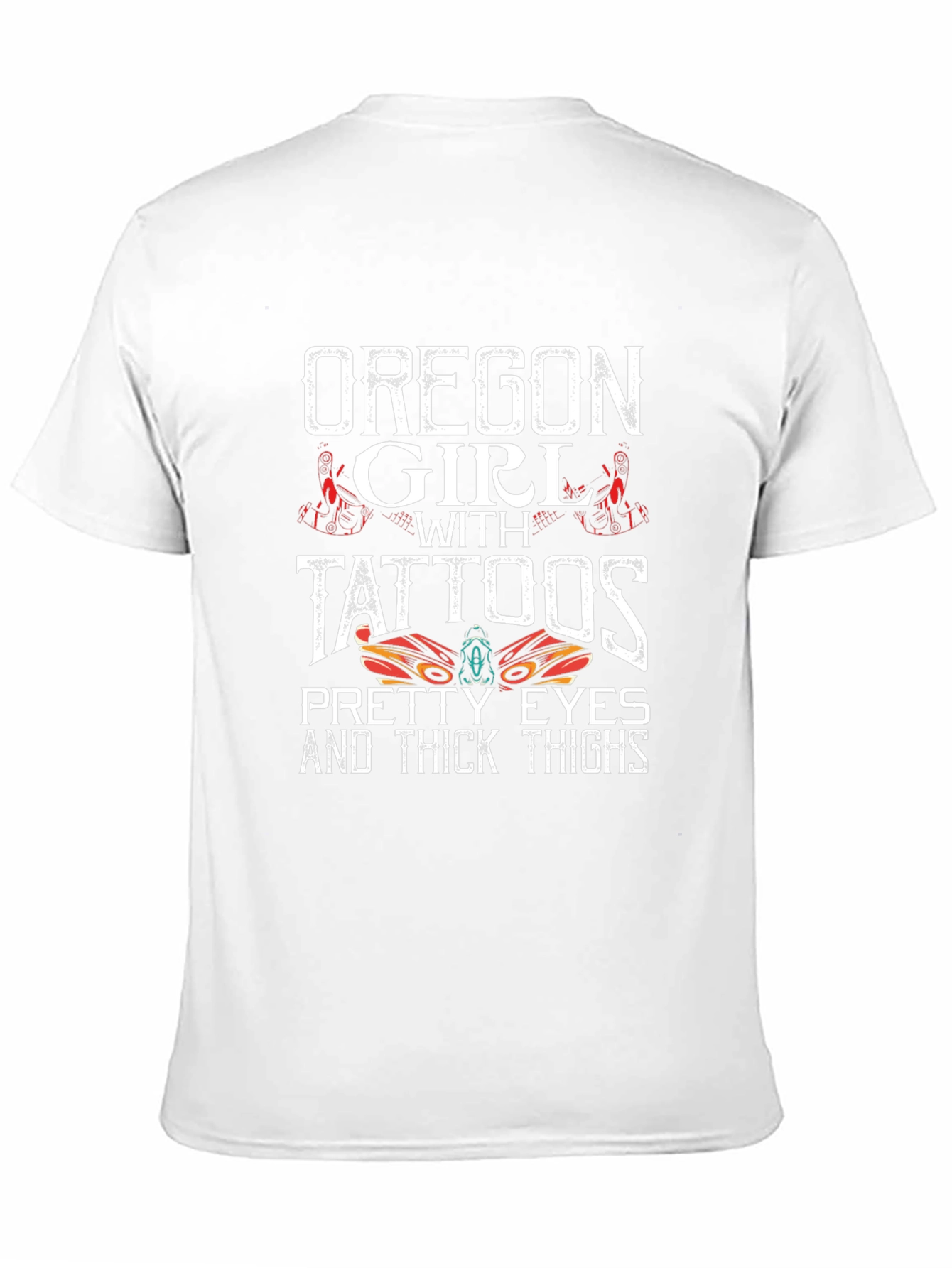 Oregon Girl with Tattoos Graphic T-Shirt
