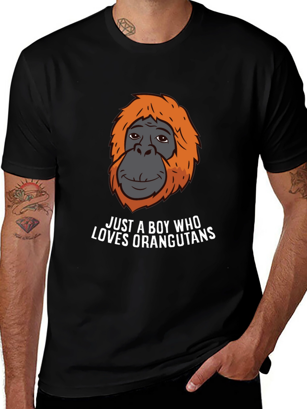 Boy Who Loves Orangutans T-Shirt