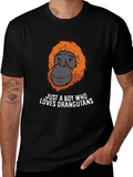Boy Who Loves Orangutans T-Shirt