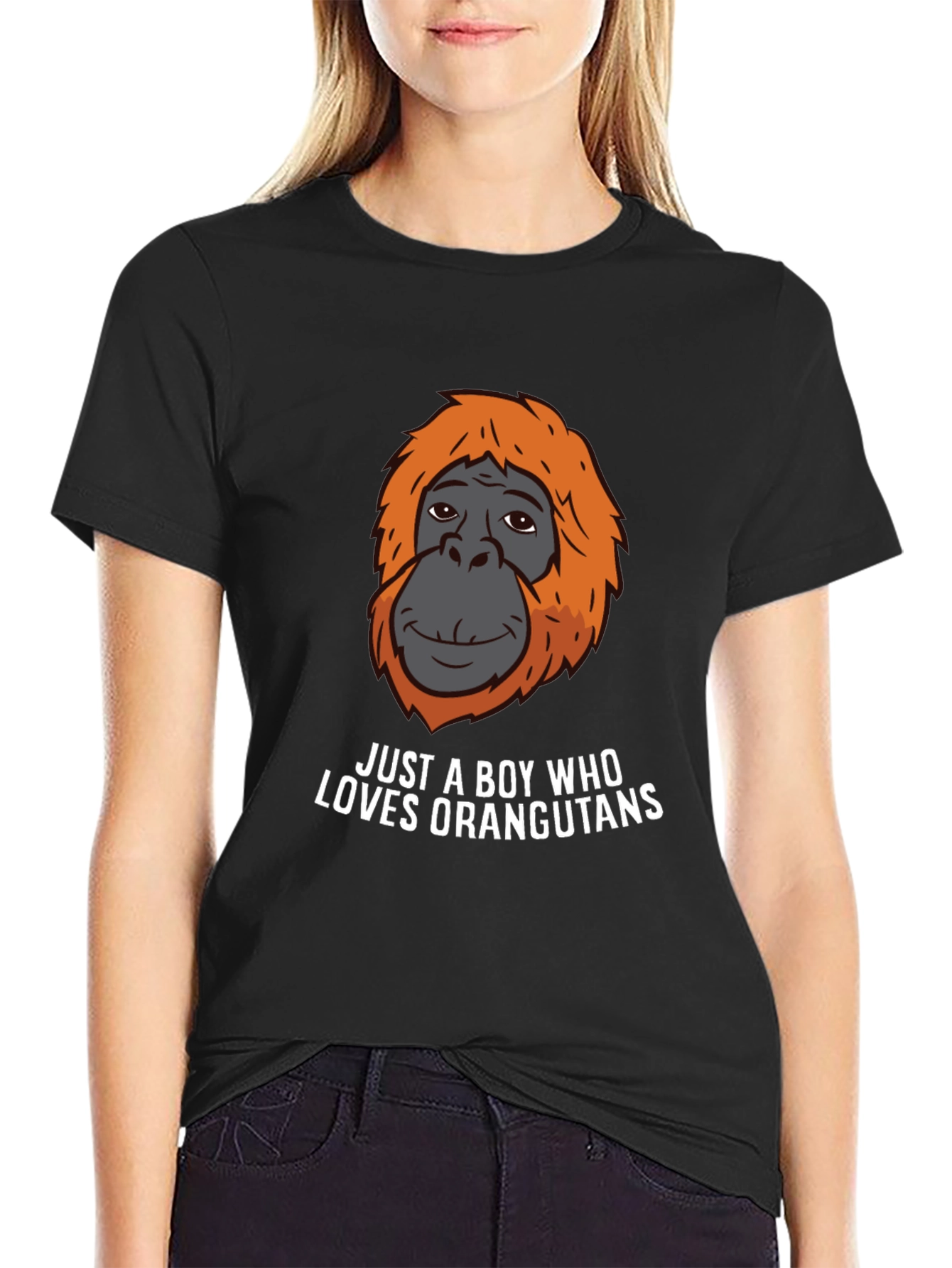 Boy Who Loves Orangutans T-Shirt