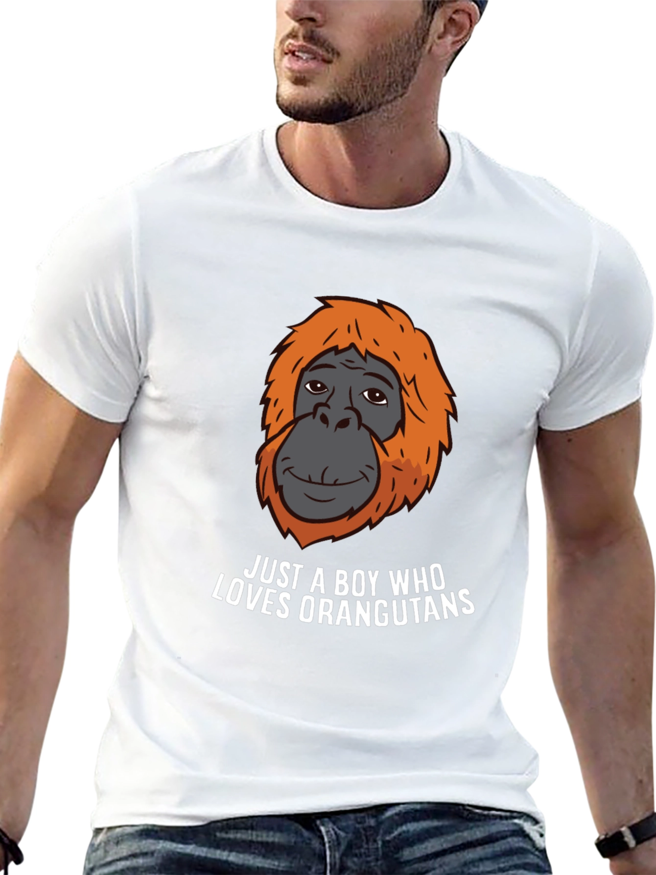 Boy Who Loves Orangutans T-Shirt