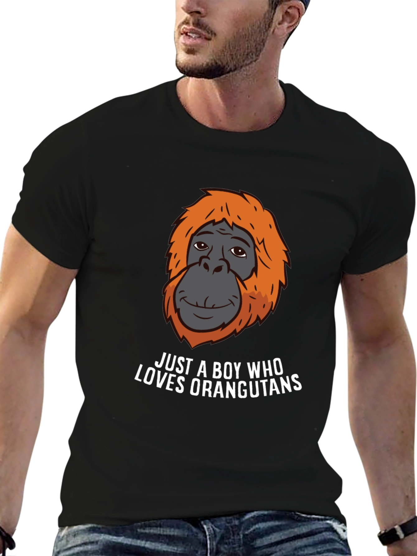 Boy Who Loves Orangutans T-Shirt