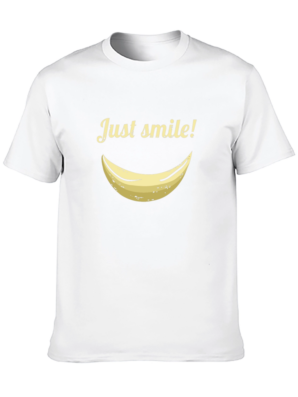 Just Smile Banana Graphic Tee - Black Casual Shirt