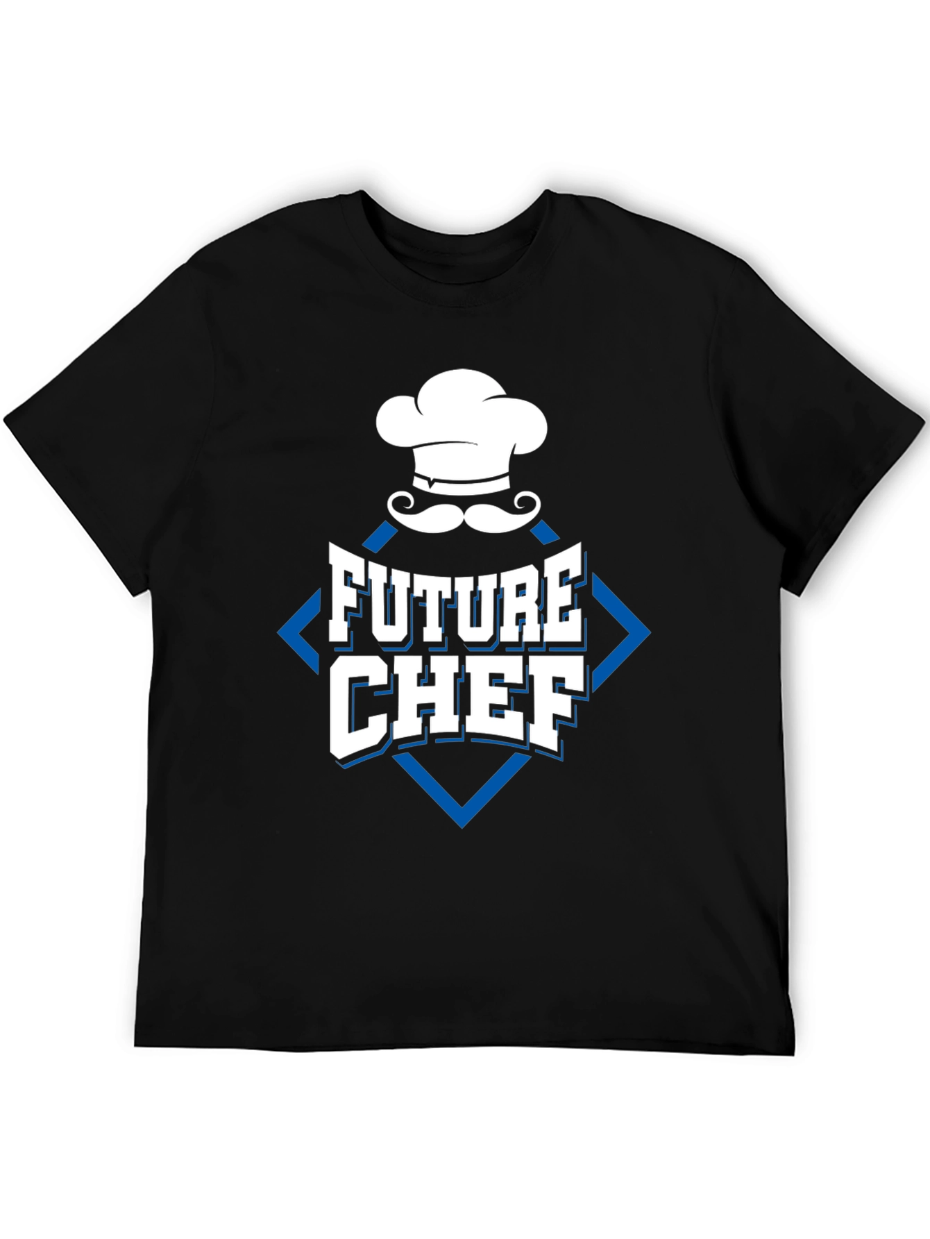 Future Chef T-Shirt - Black Cotton Blend Design