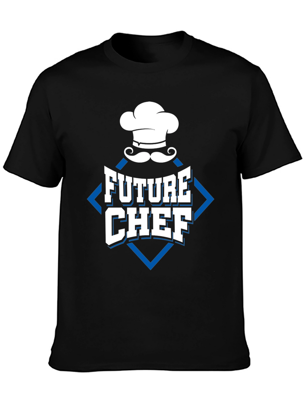 Future Chef T-Shirt - Black Cotton Blend Design