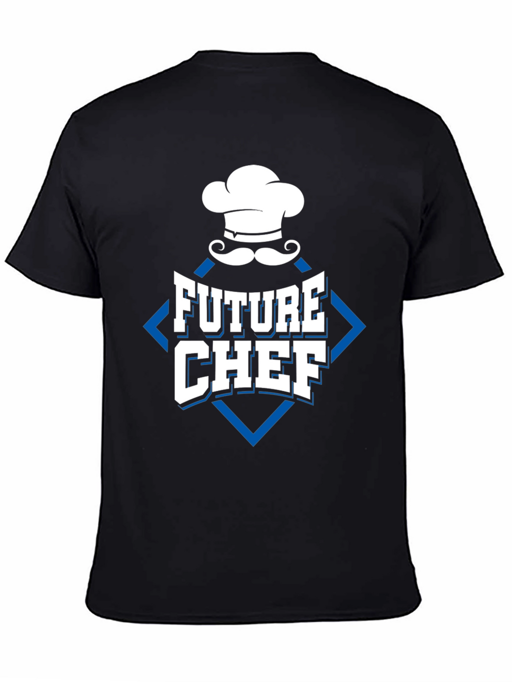 Future Chef T-Shirt - Black Cotton Blend Design
