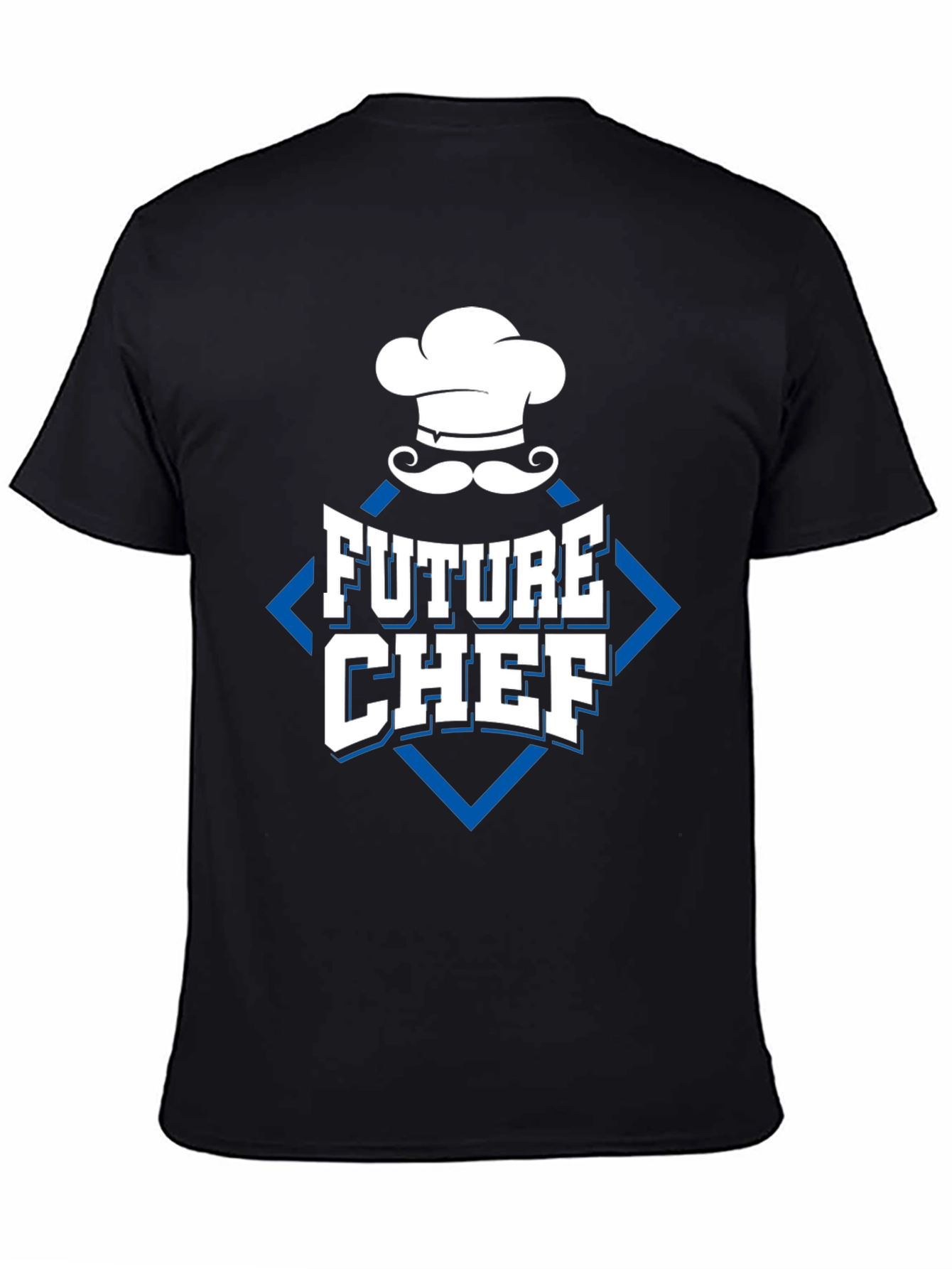 Future Chef T-Shirt - Black Cotton Blend Design