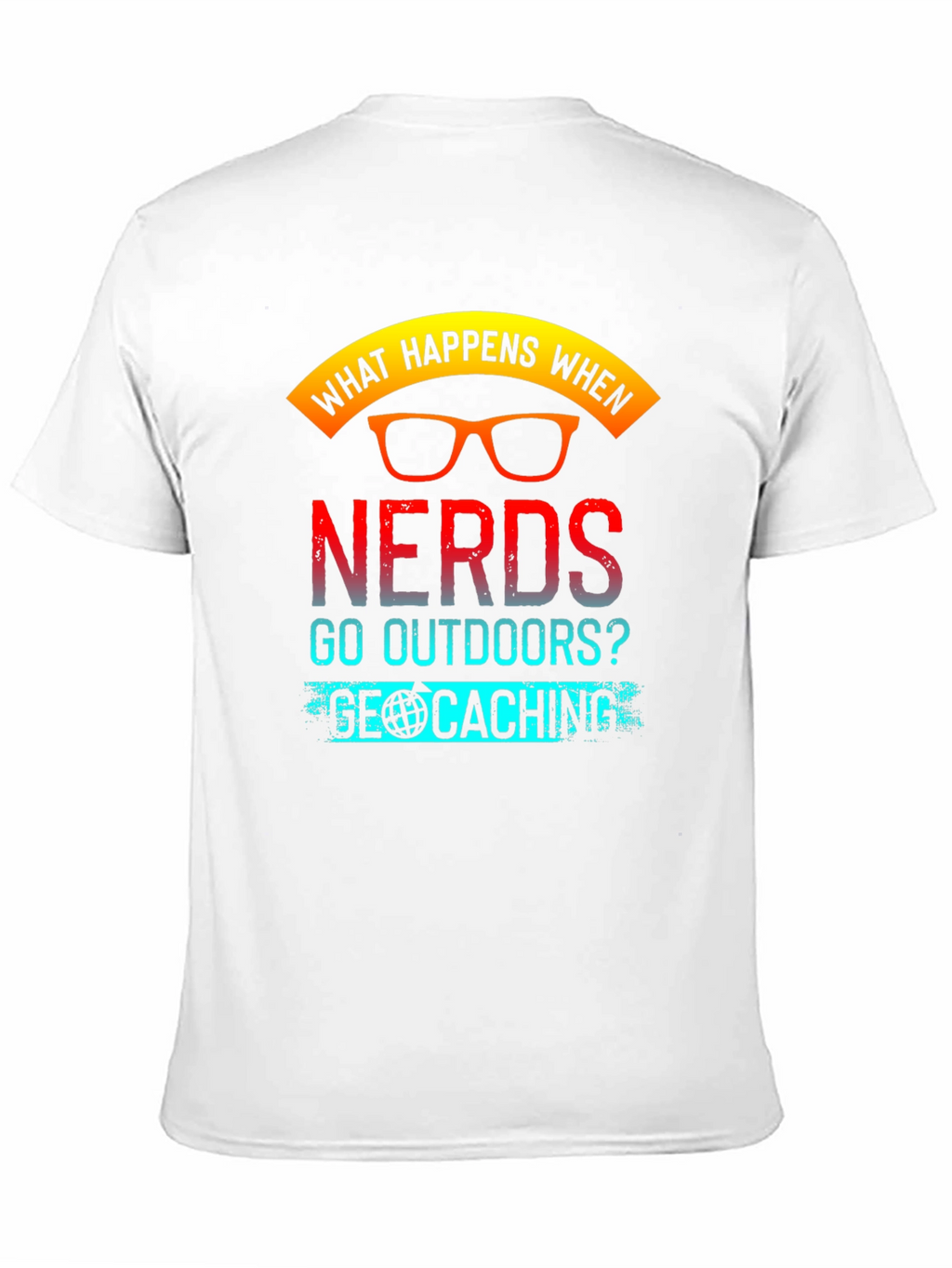 Nerds Geocaching Graphic T-Shirt