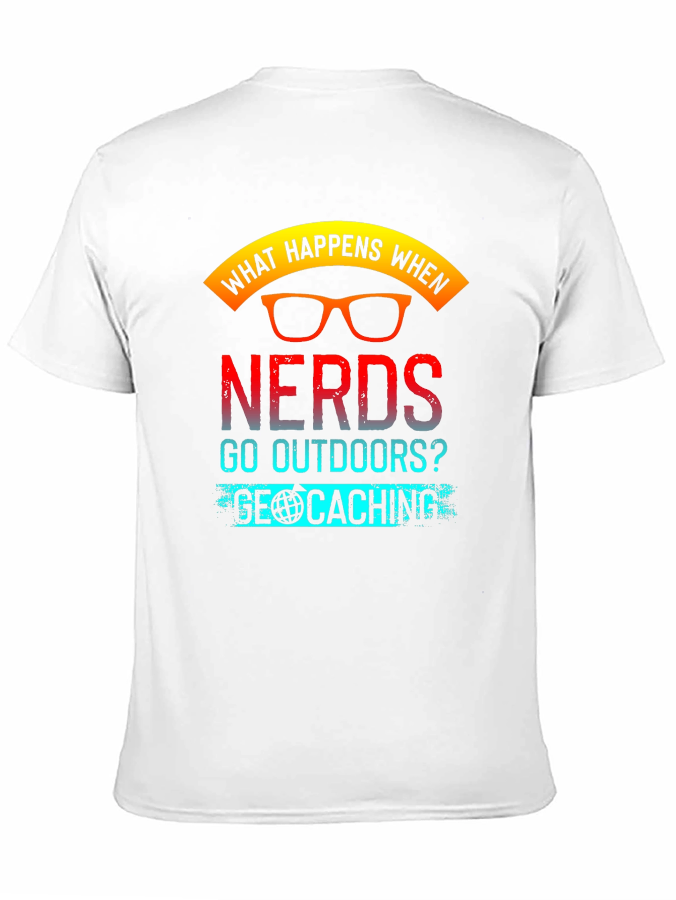 Nerds Geocaching Graphic T-Shirt
