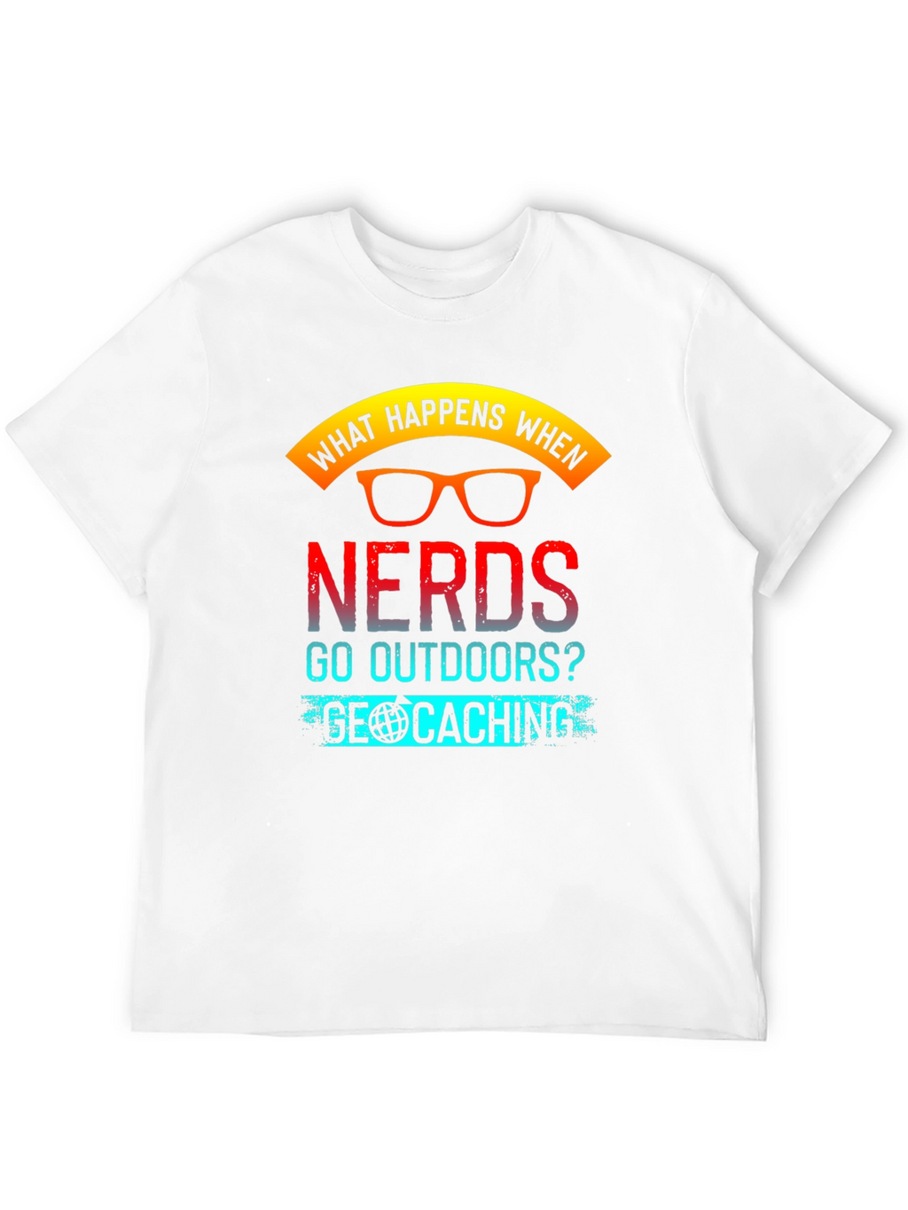 Nerds Geocaching Graphic T-Shirt