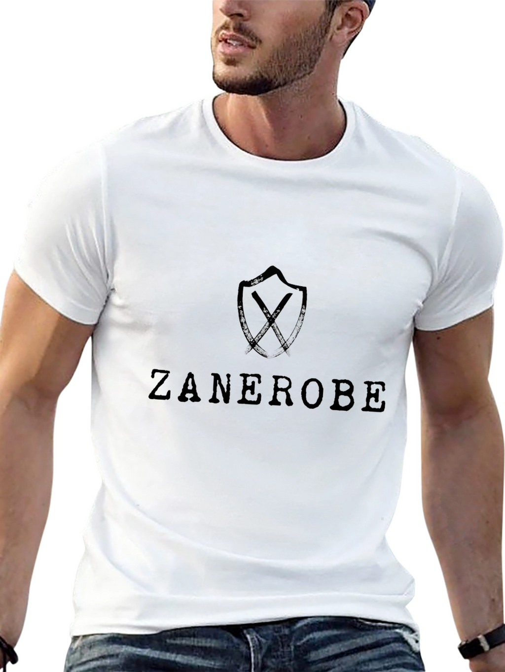 ZANEROBE Mens Black Graphic Tee