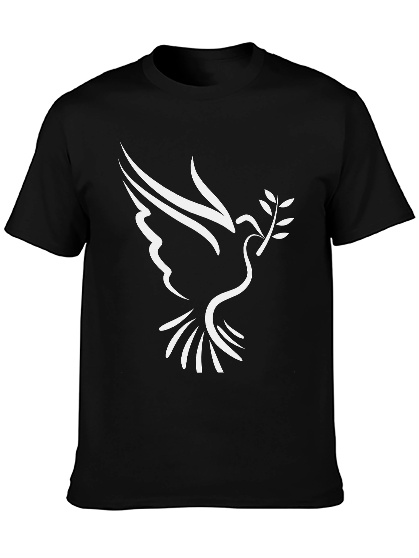 Dove Peace T-Shirt - Black