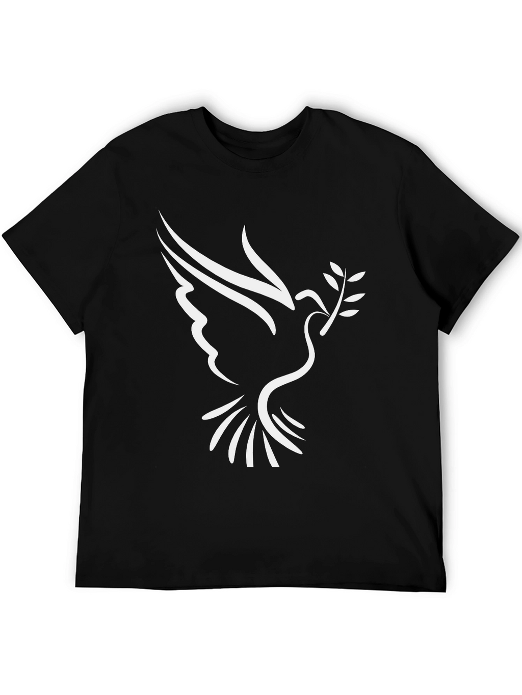 Dove Peace T-Shirt - Black