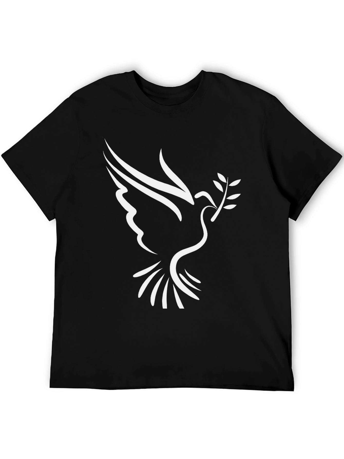 Dove Peace T-Shirt - Black