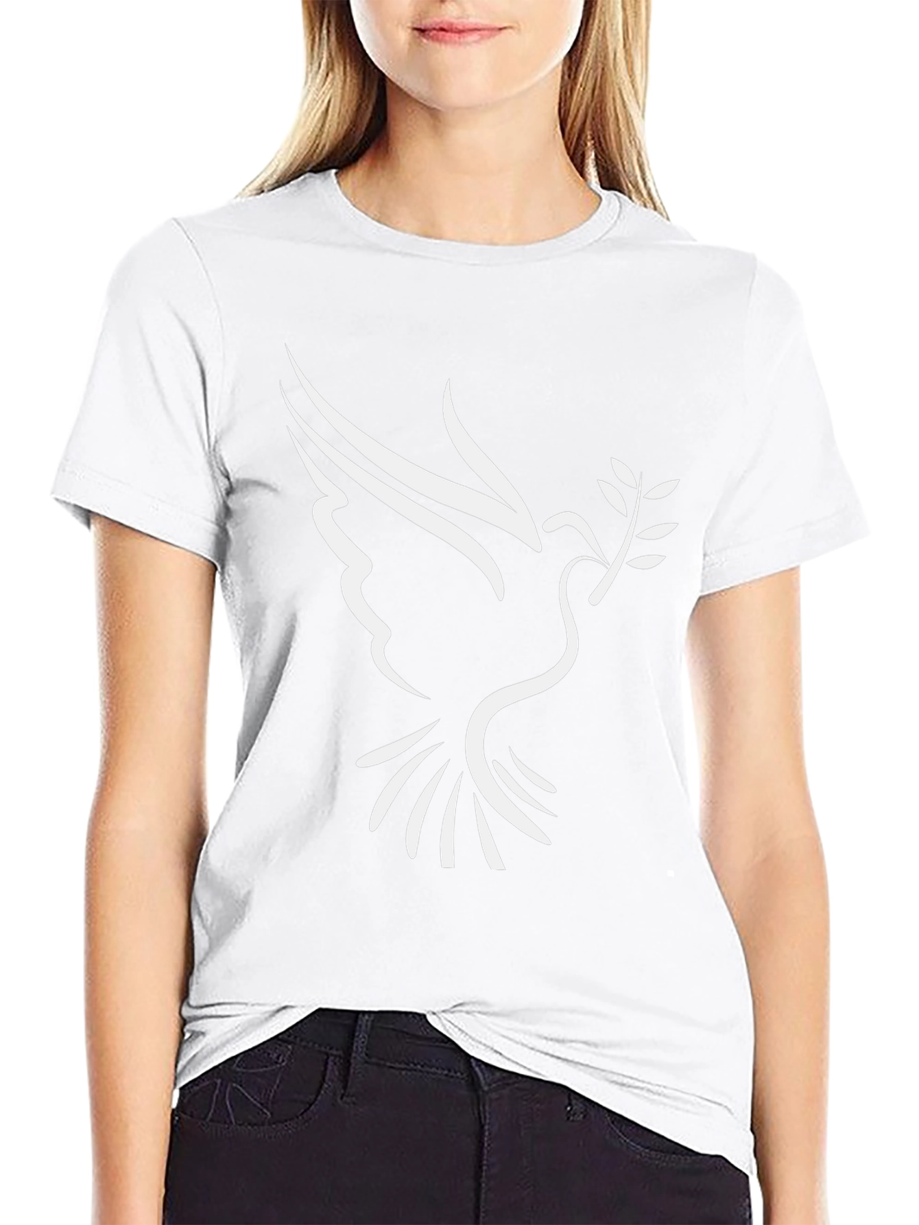 Dove Peace T-Shirt - Black