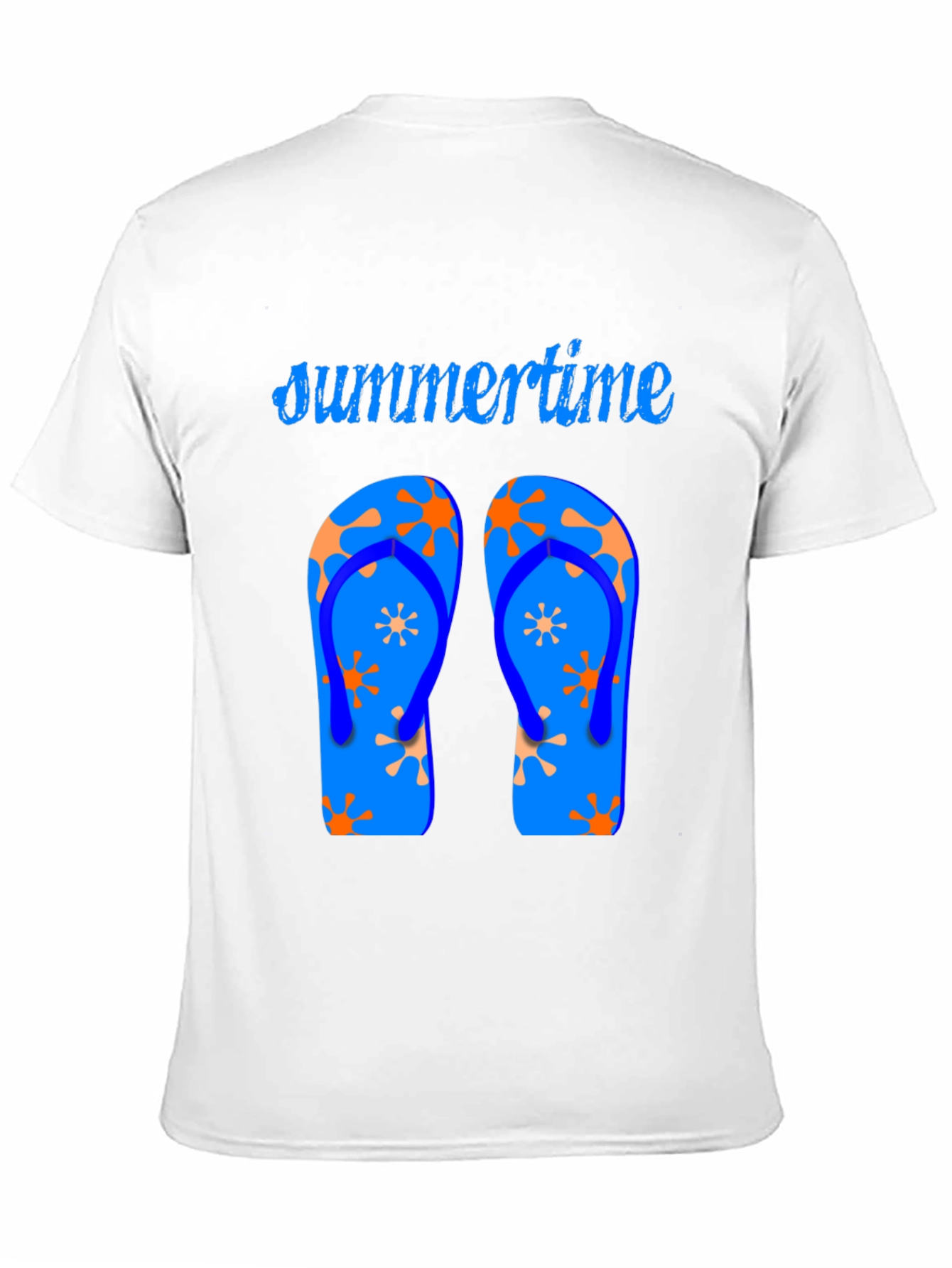 Summertime Flip Flop Graphic Tee