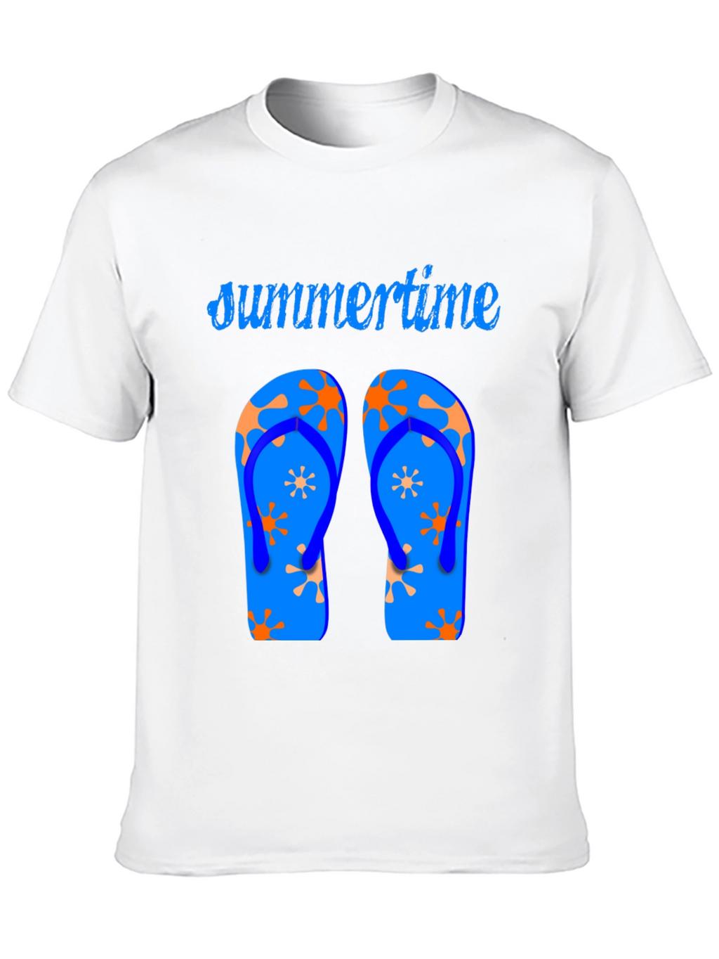 Summertime Flip Flop Graphic Tee