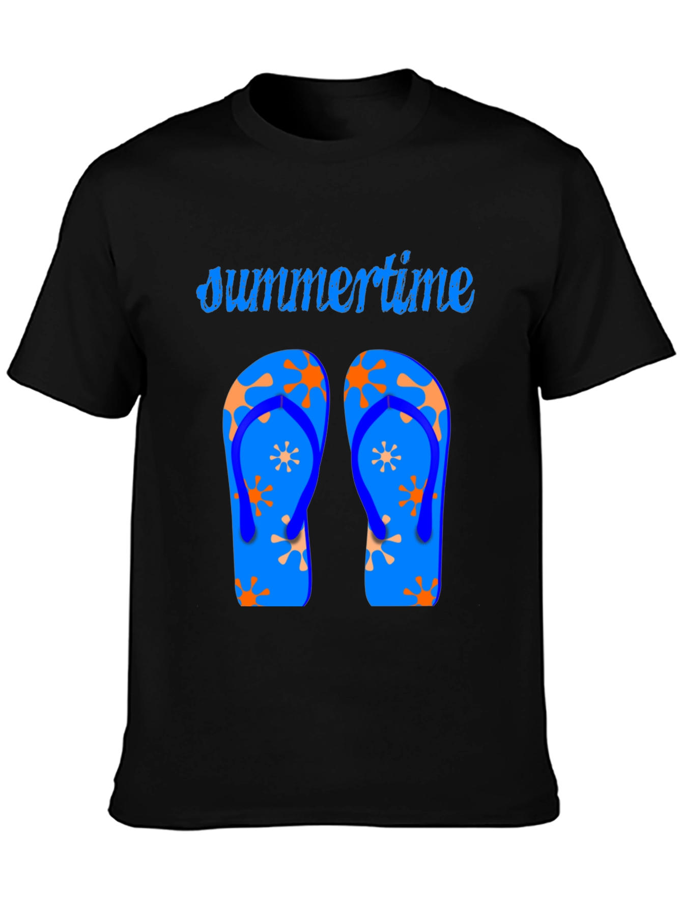 Summertime Flip Flop Graphic Tee