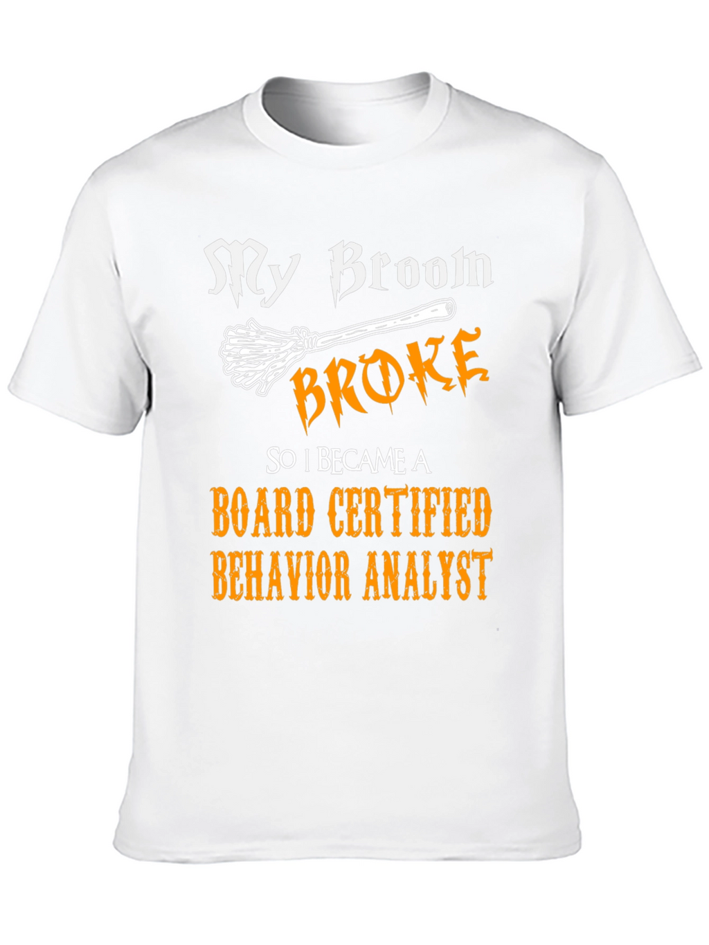 Funny Board Certified Behavior Analyst Halloween T-Shirt