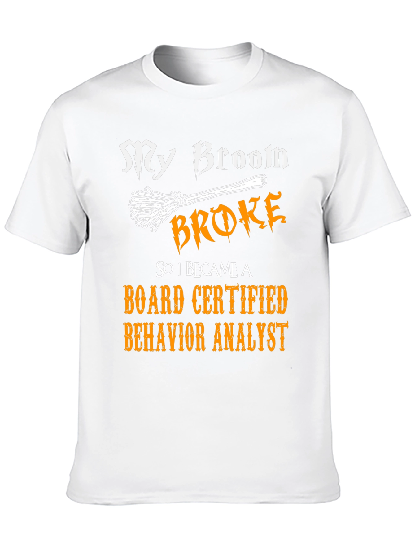 Funny Board Certified Behavior Analyst Halloween T-Shirt
