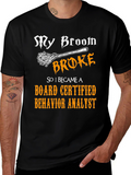 Funny Board Certified Behavior Analyst Halloween T-Shirt