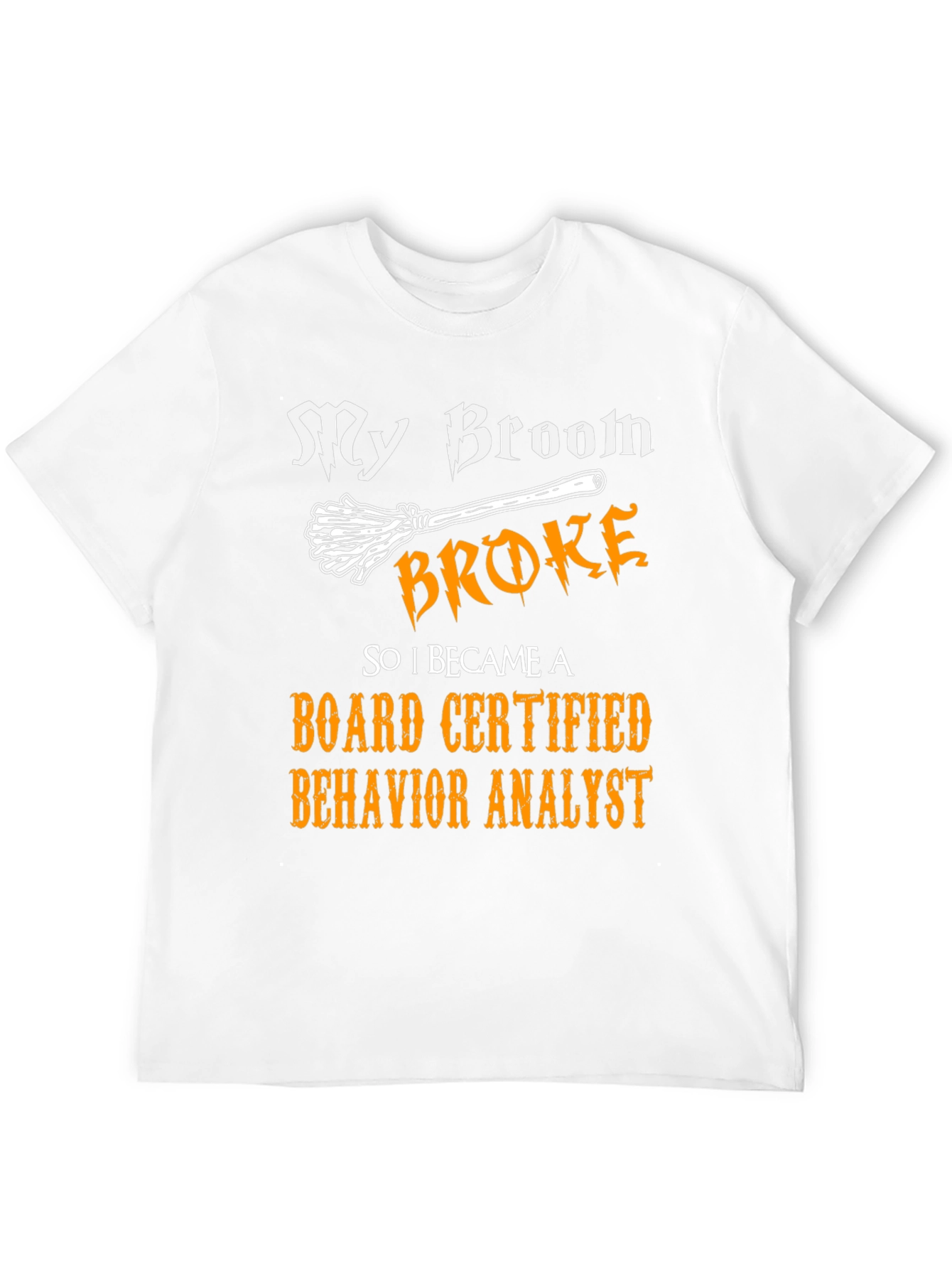 Funny Board Certified Behavior Analyst Halloween T-Shirt