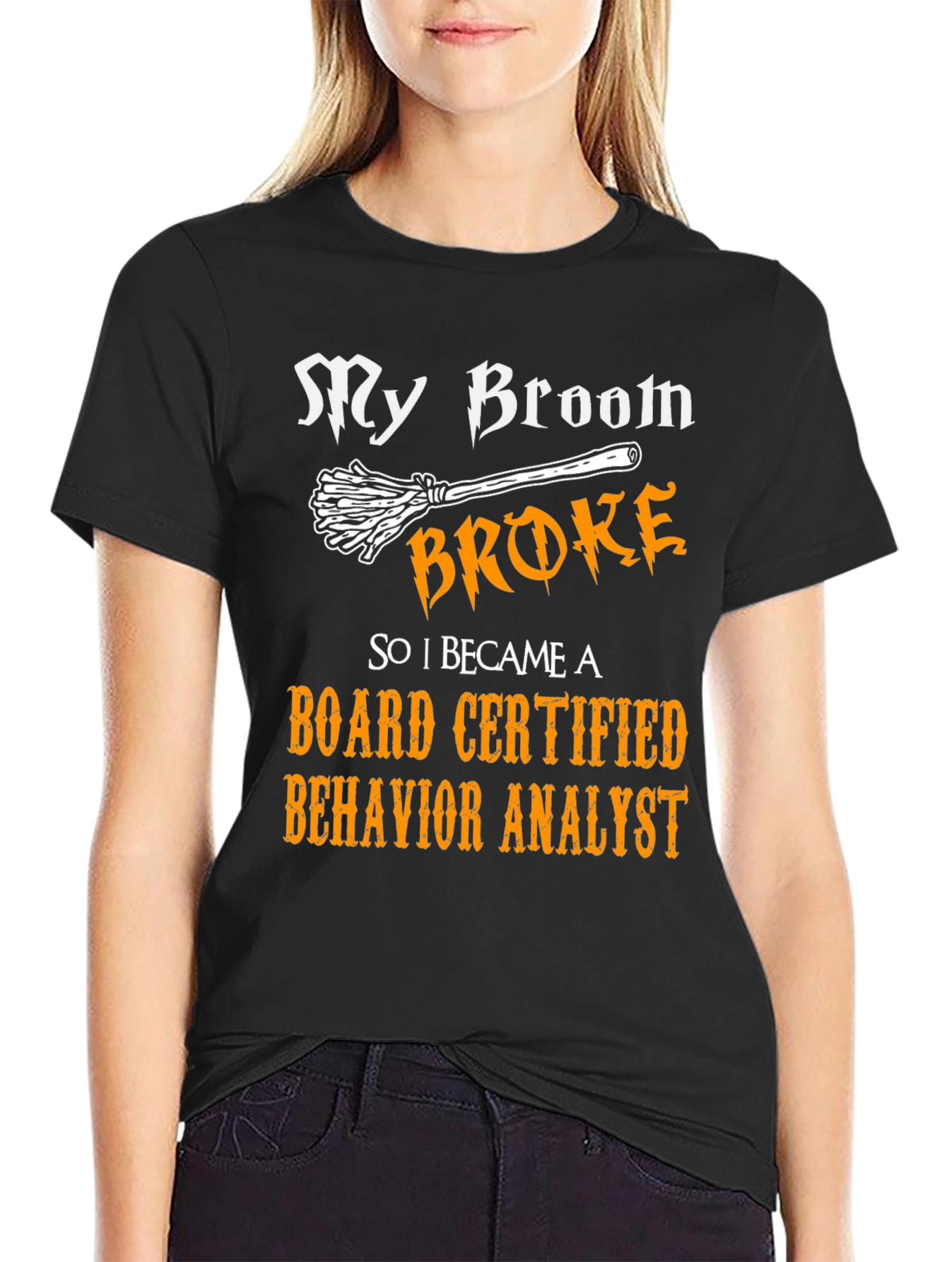 Funny Board Certified Behavior Analyst Halloween T-Shirt