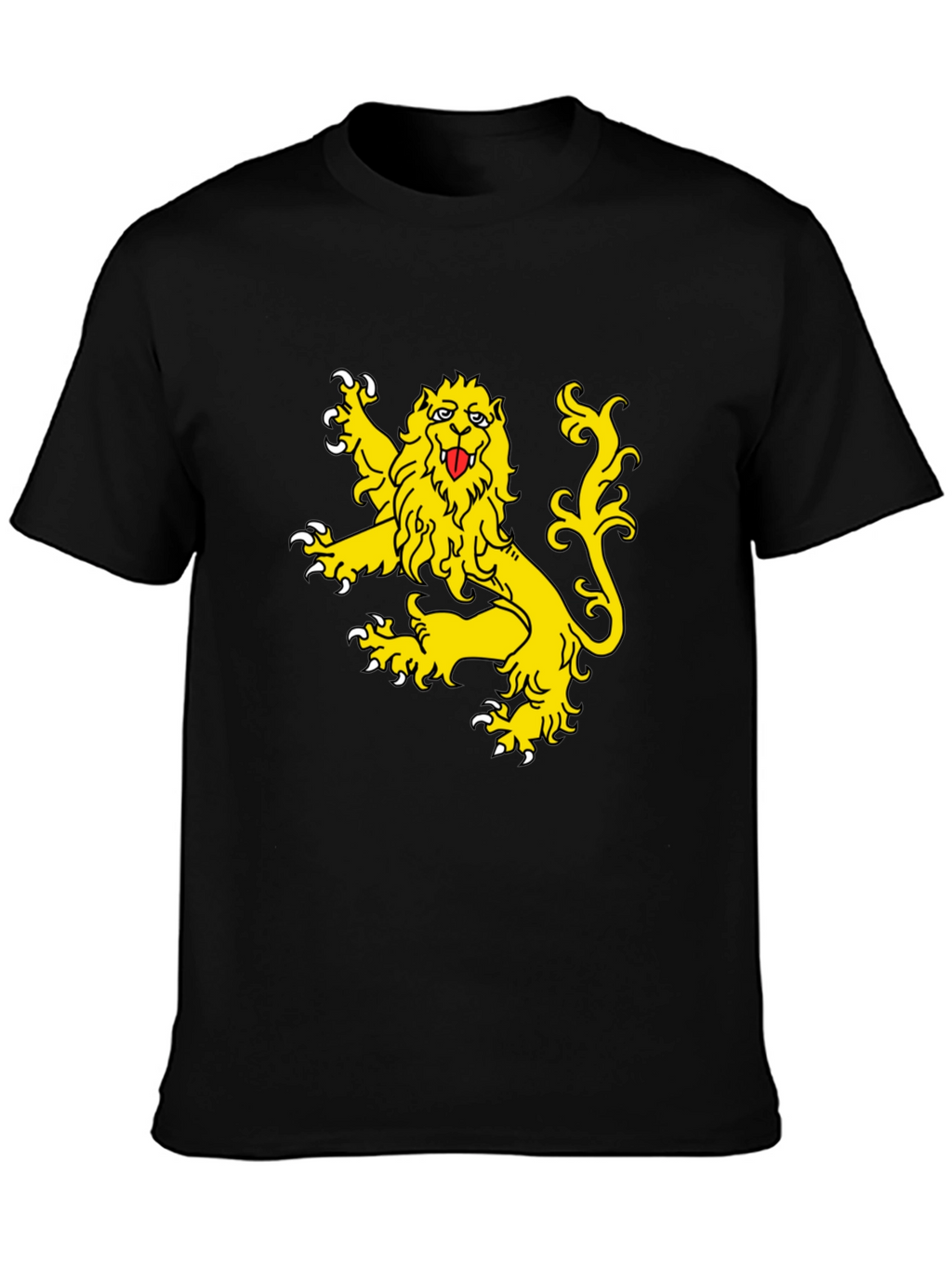 Lion Crest Black T-Shirt