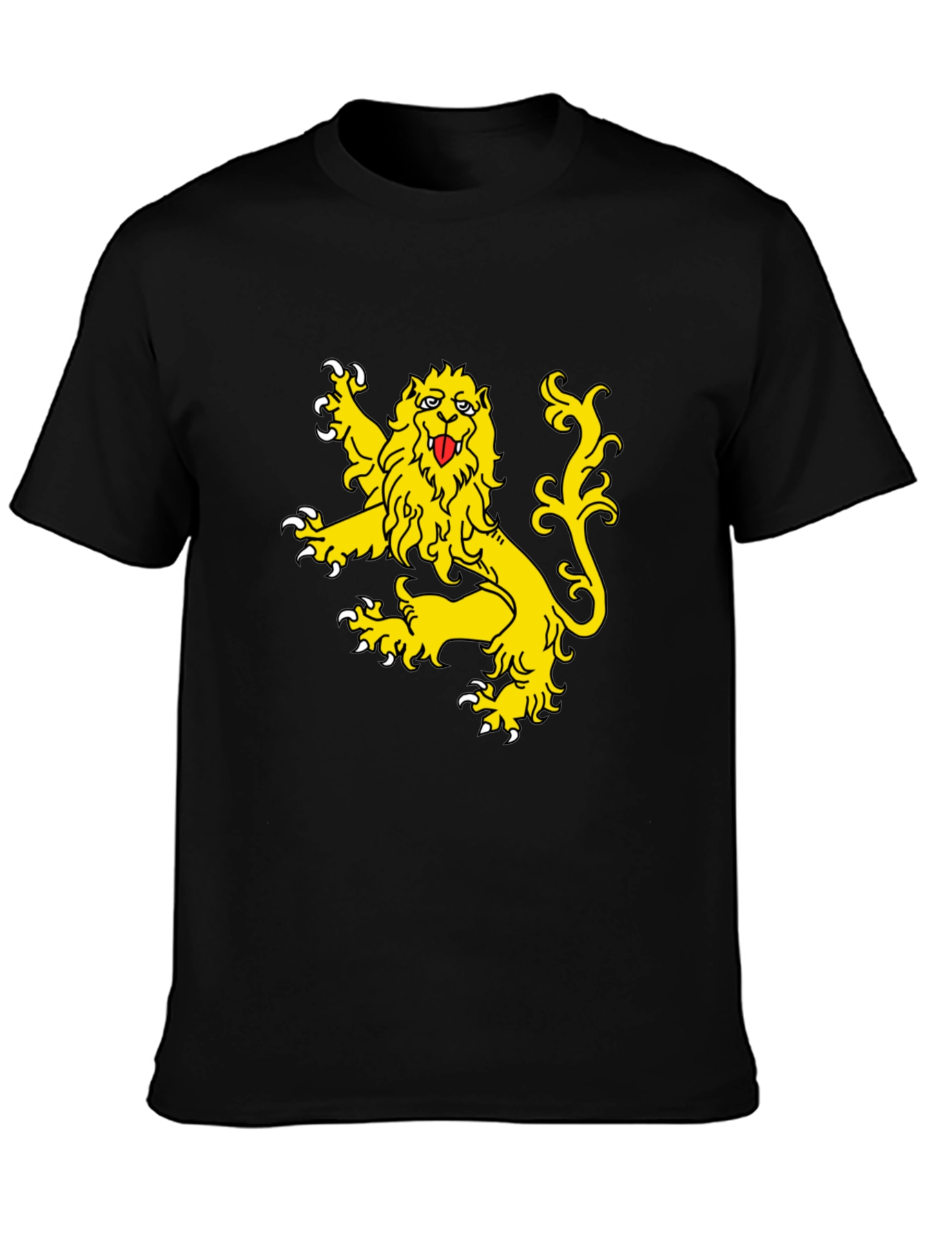 Lion Crest Black T-Shirt