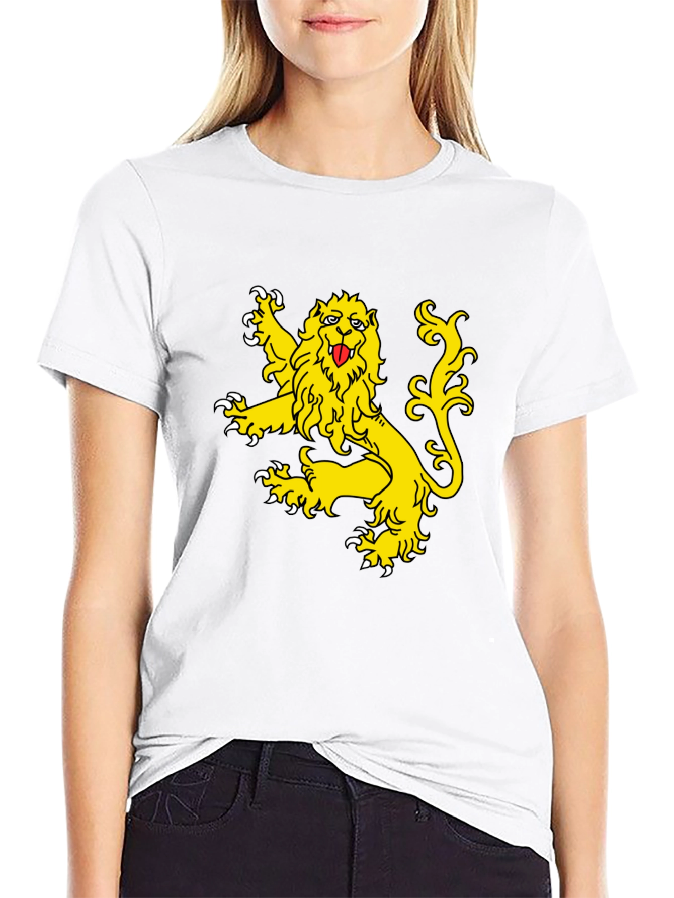 Lion Crest Black T-Shirt