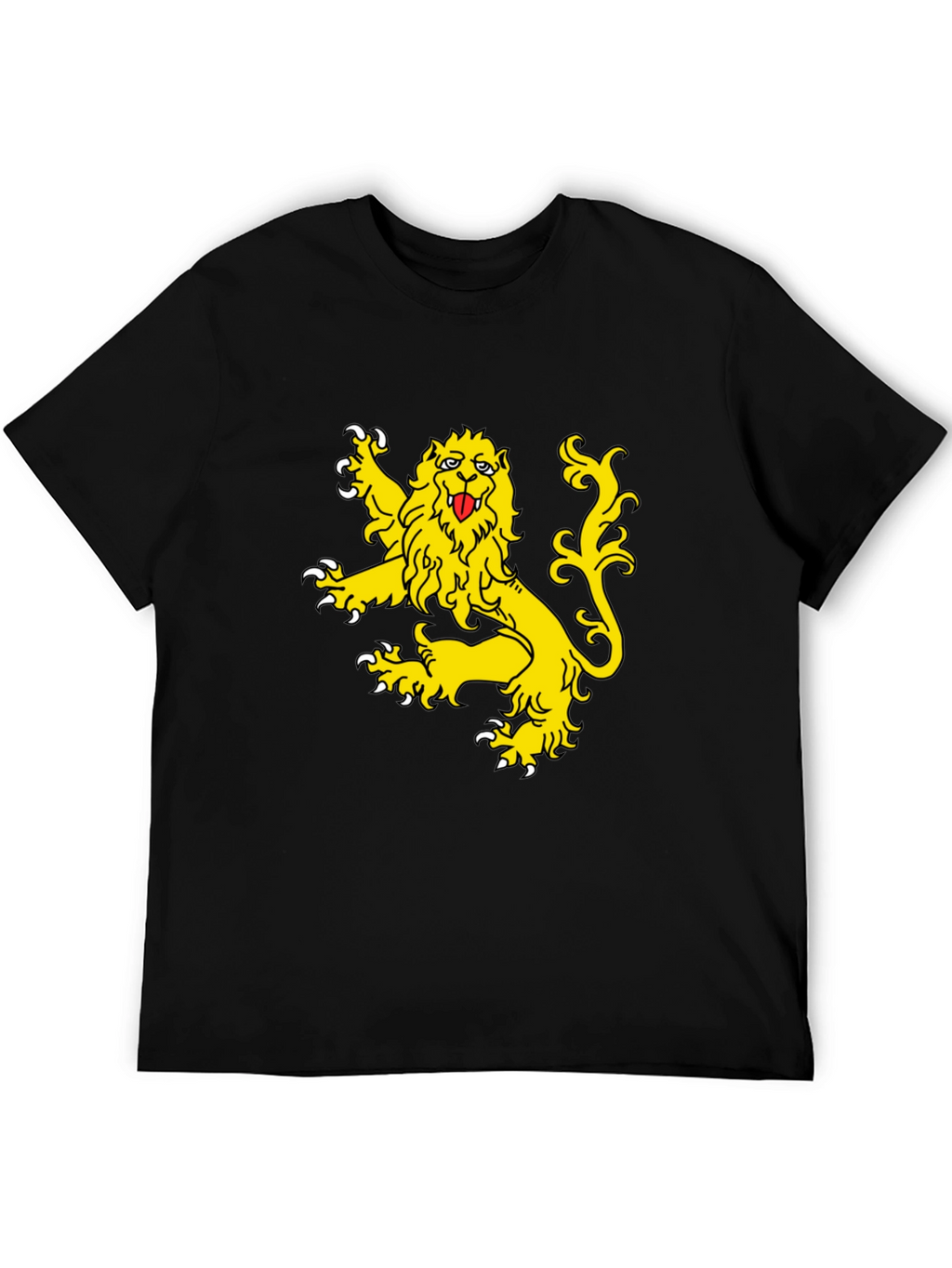 Lion Crest Black T-Shirt
