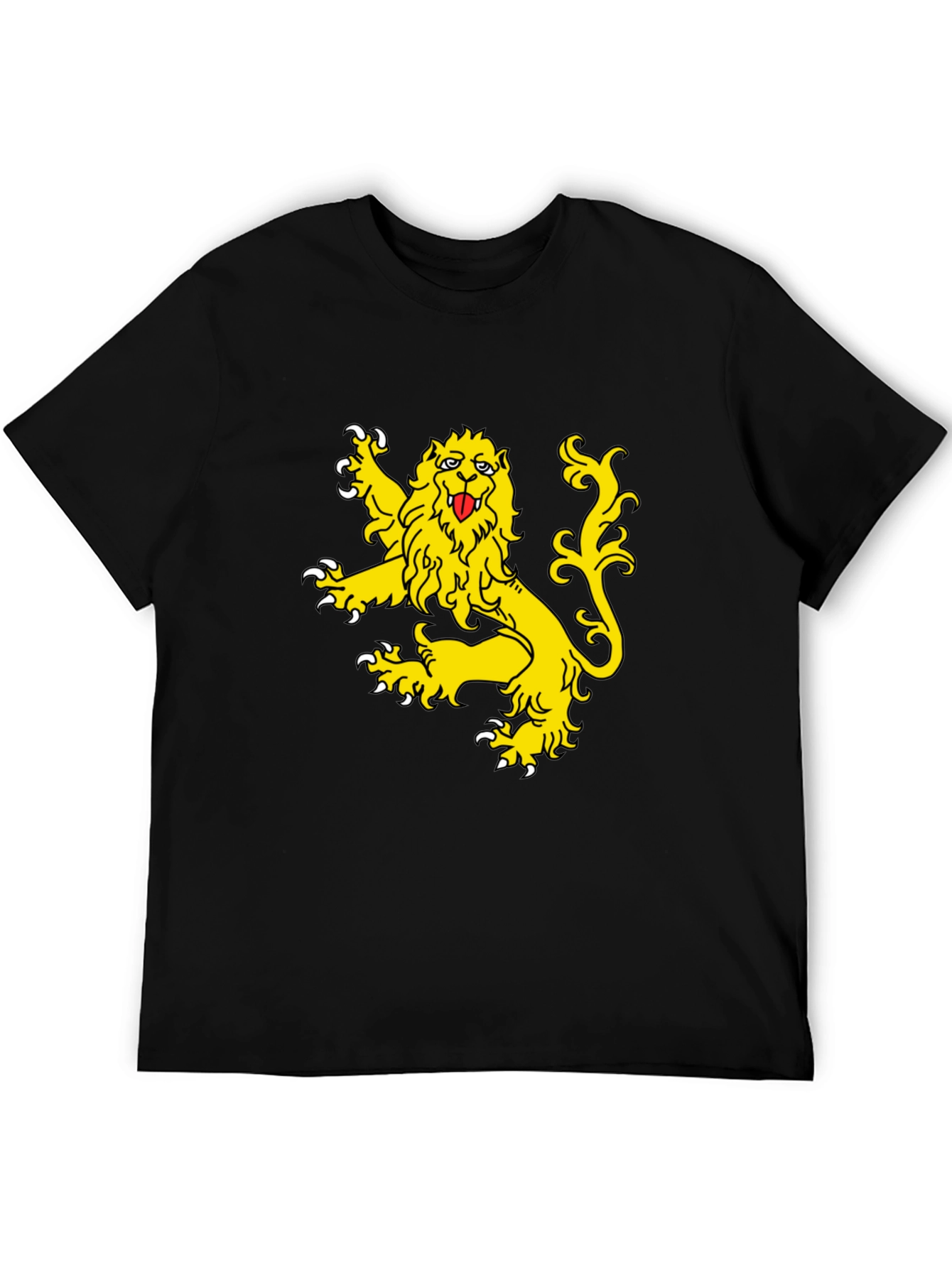 Lion Crest Black T-Shirt