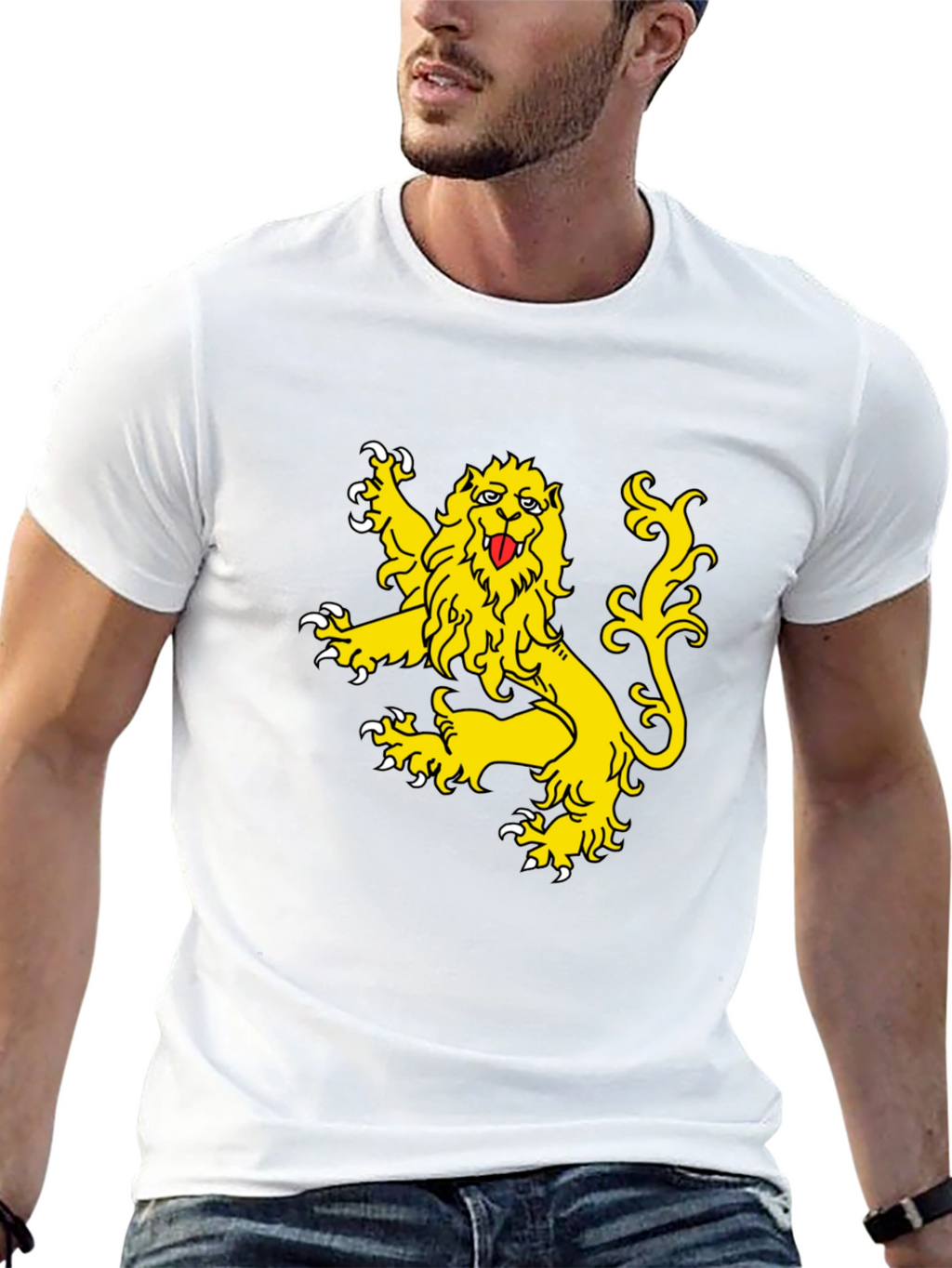 Lion Crest Black T-Shirt