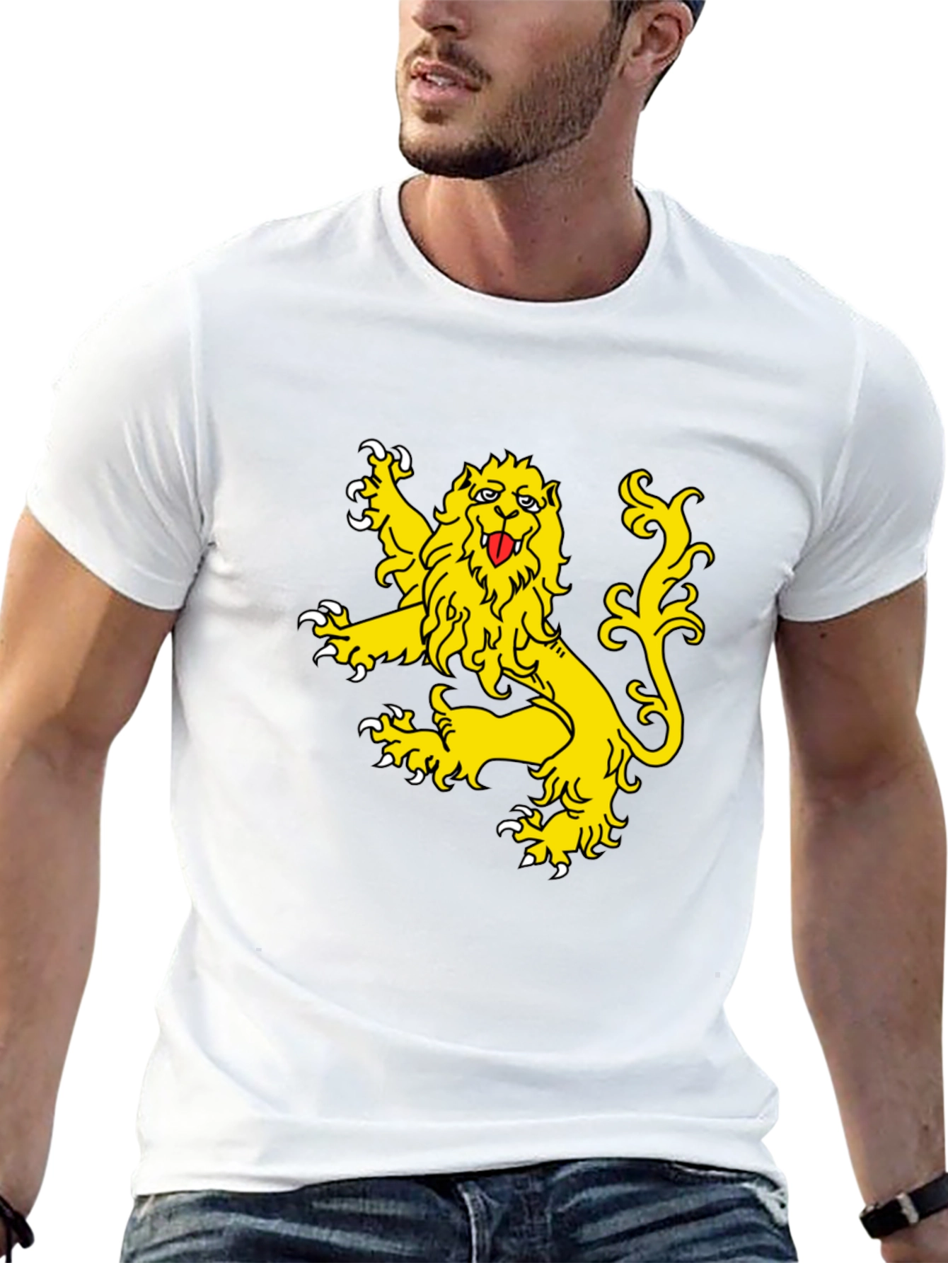 Lion Crest Black T-Shirt