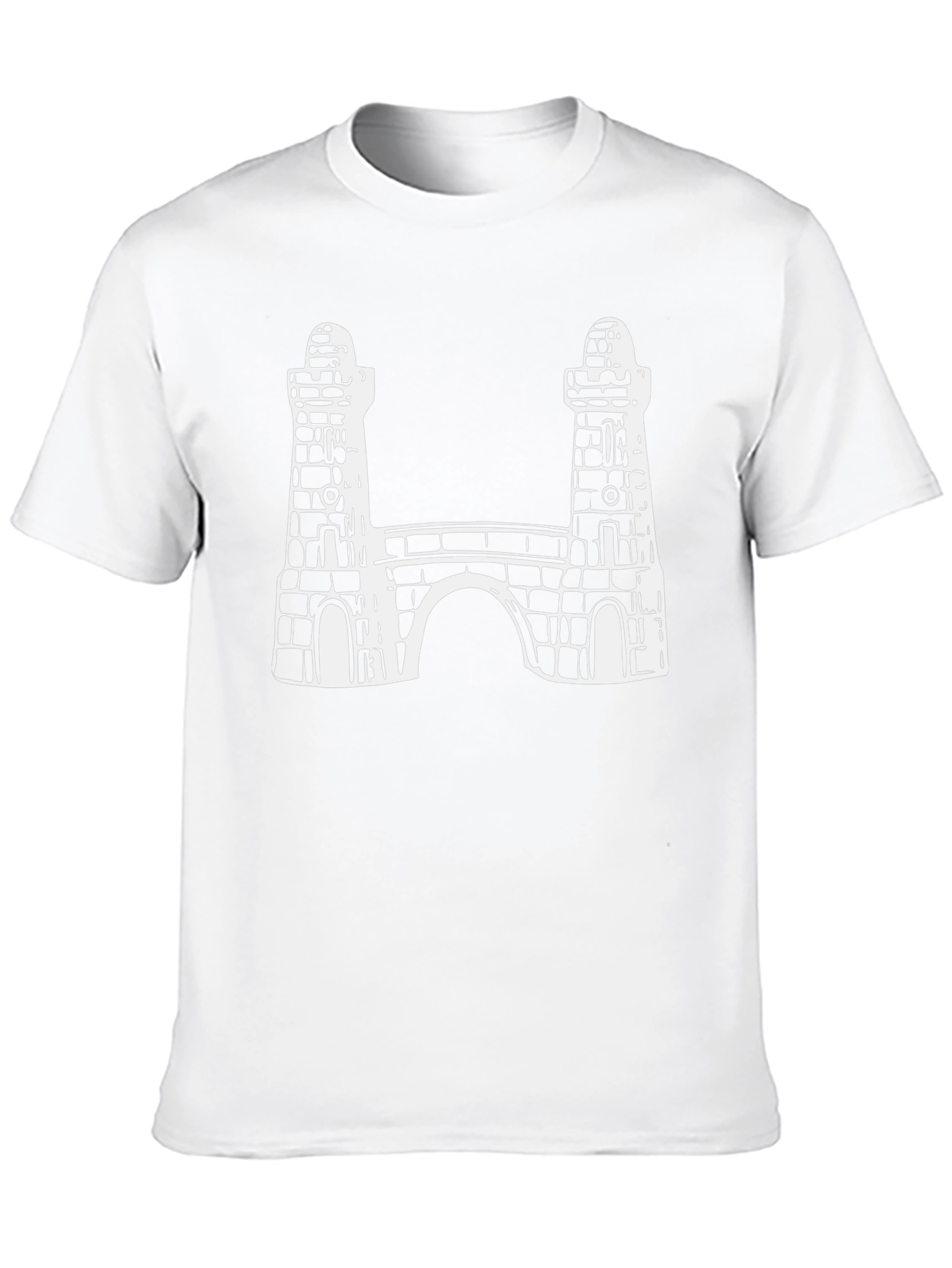 Bridge Print Black T-Shirt