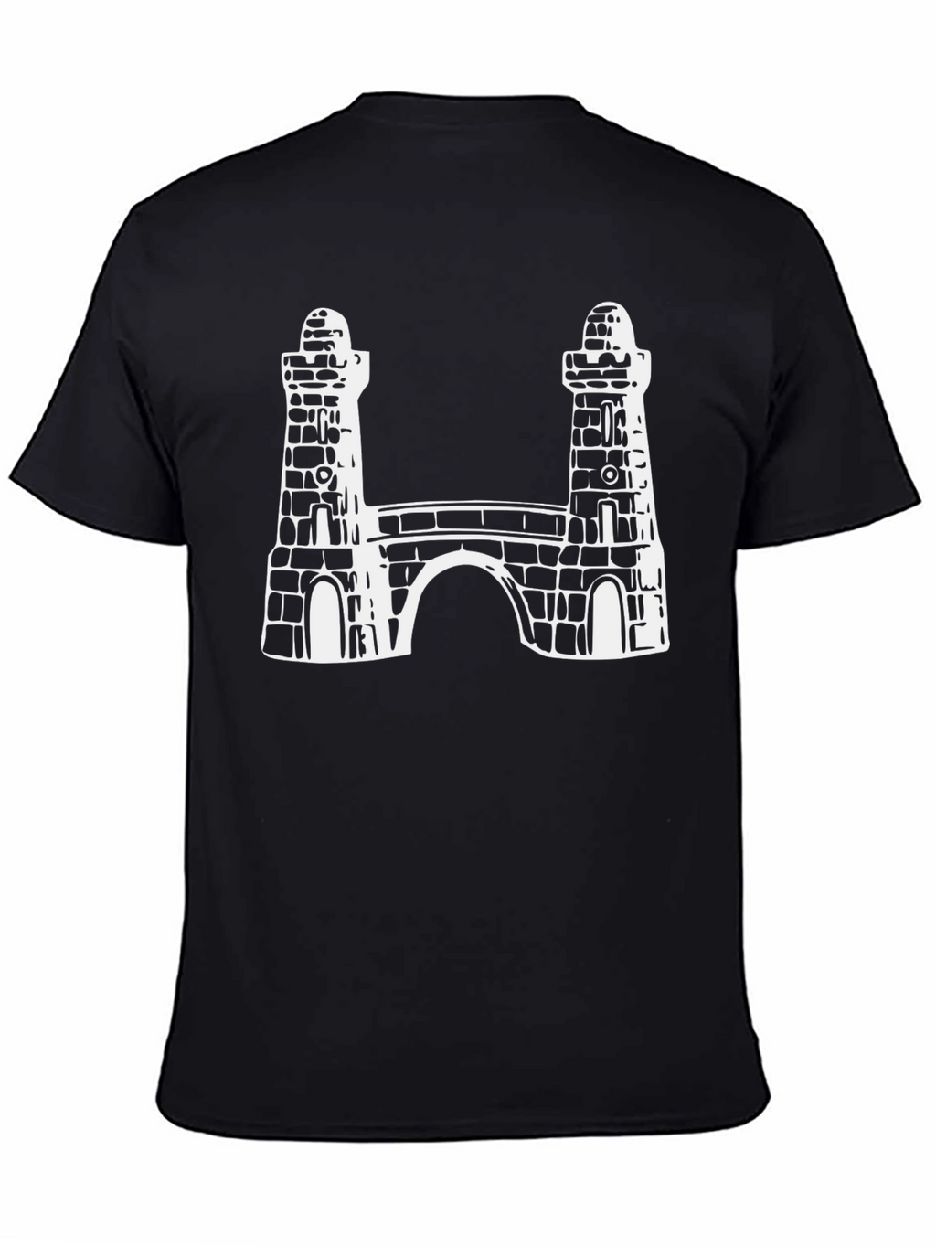 Bridge Print Black T-Shirt
