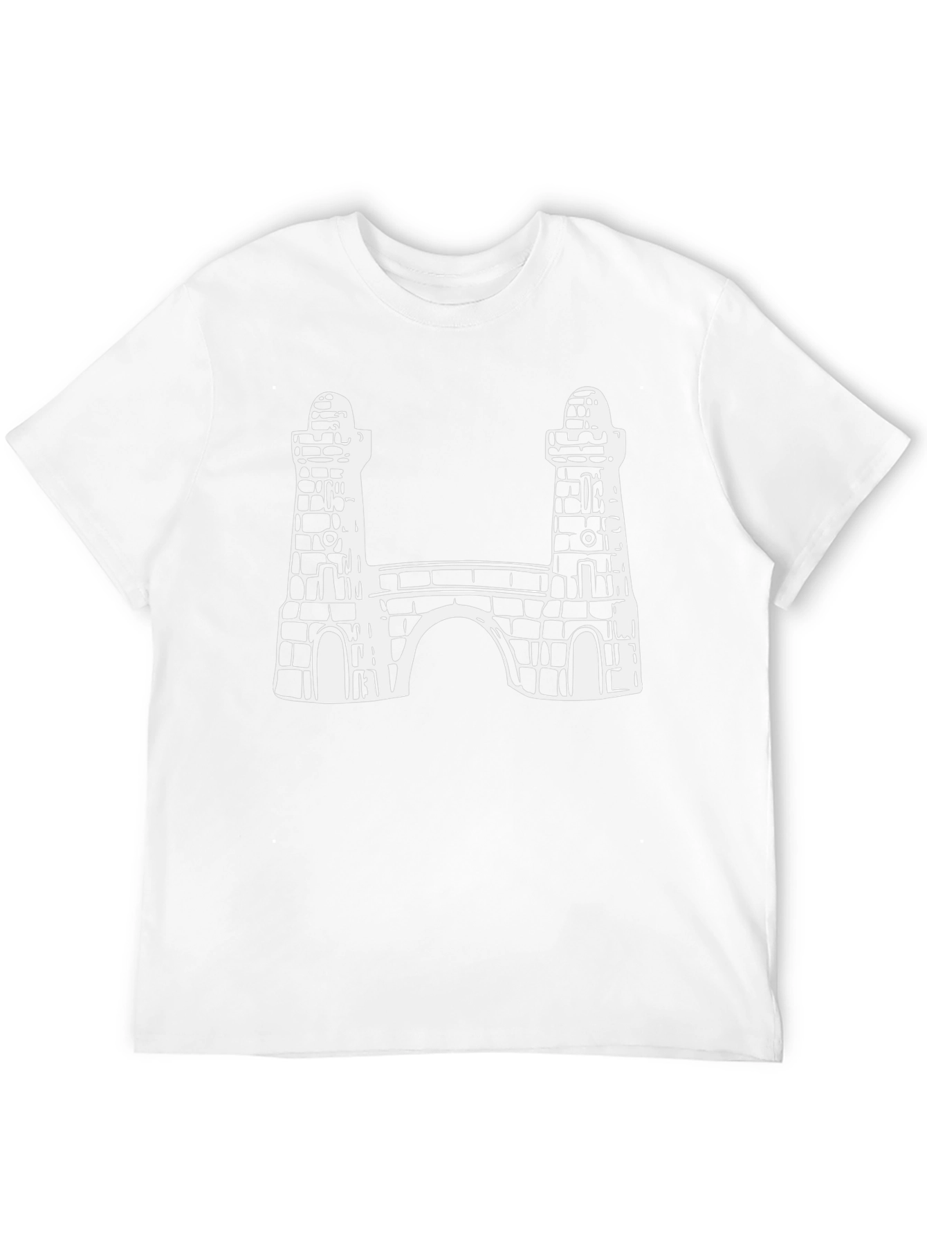 Bridge Print Black T-Shirt