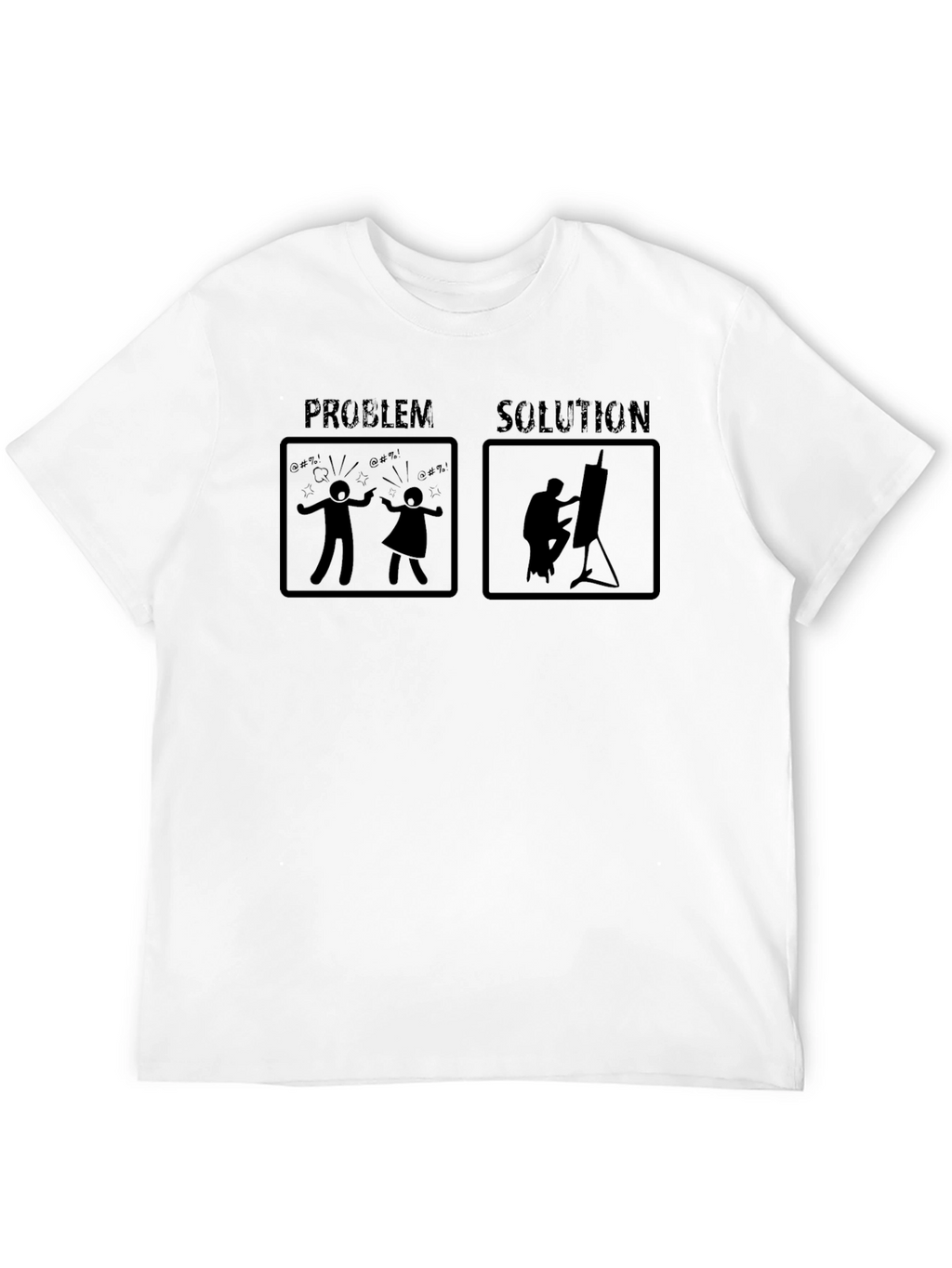 Problem Solution Artist Graphic T-Shirt