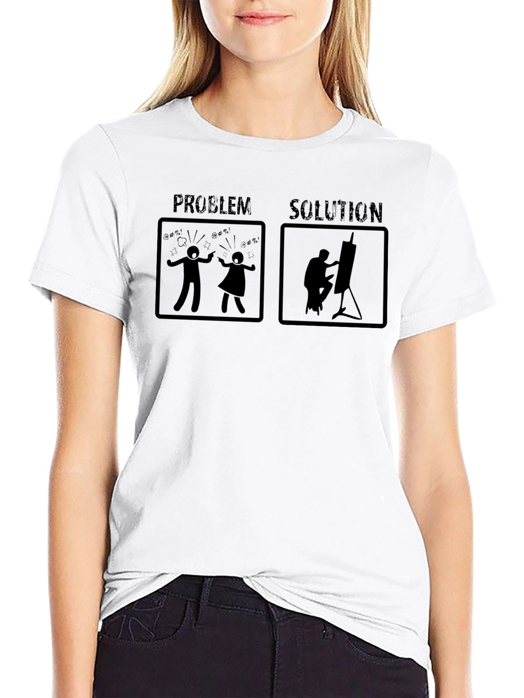 Problem Solution Artist Graphic T-Shirt