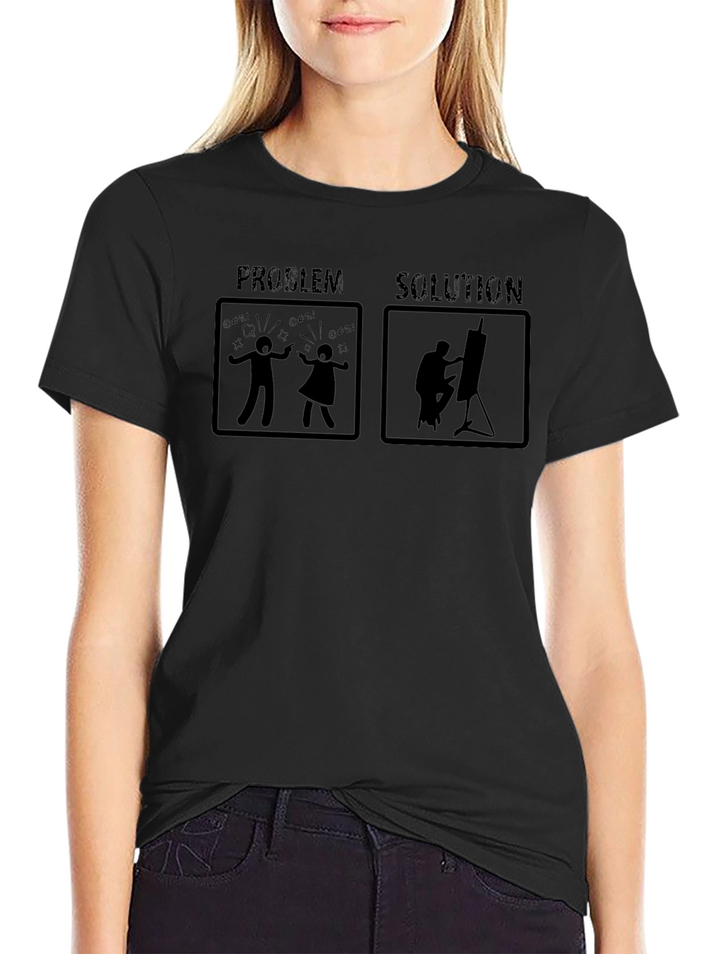 Problem Solution Artist Graphic T-Shirt