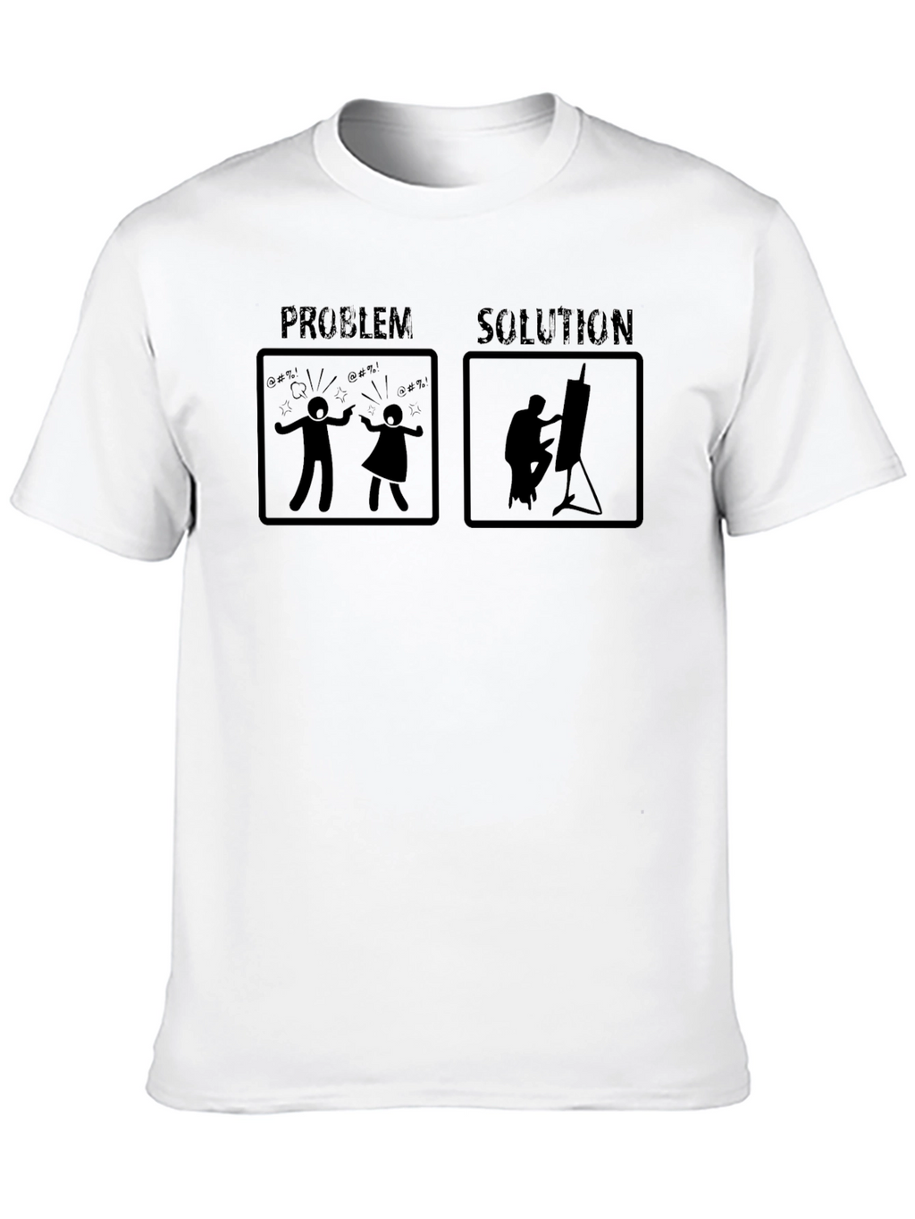 Problem Solution Artist Graphic T-Shirt