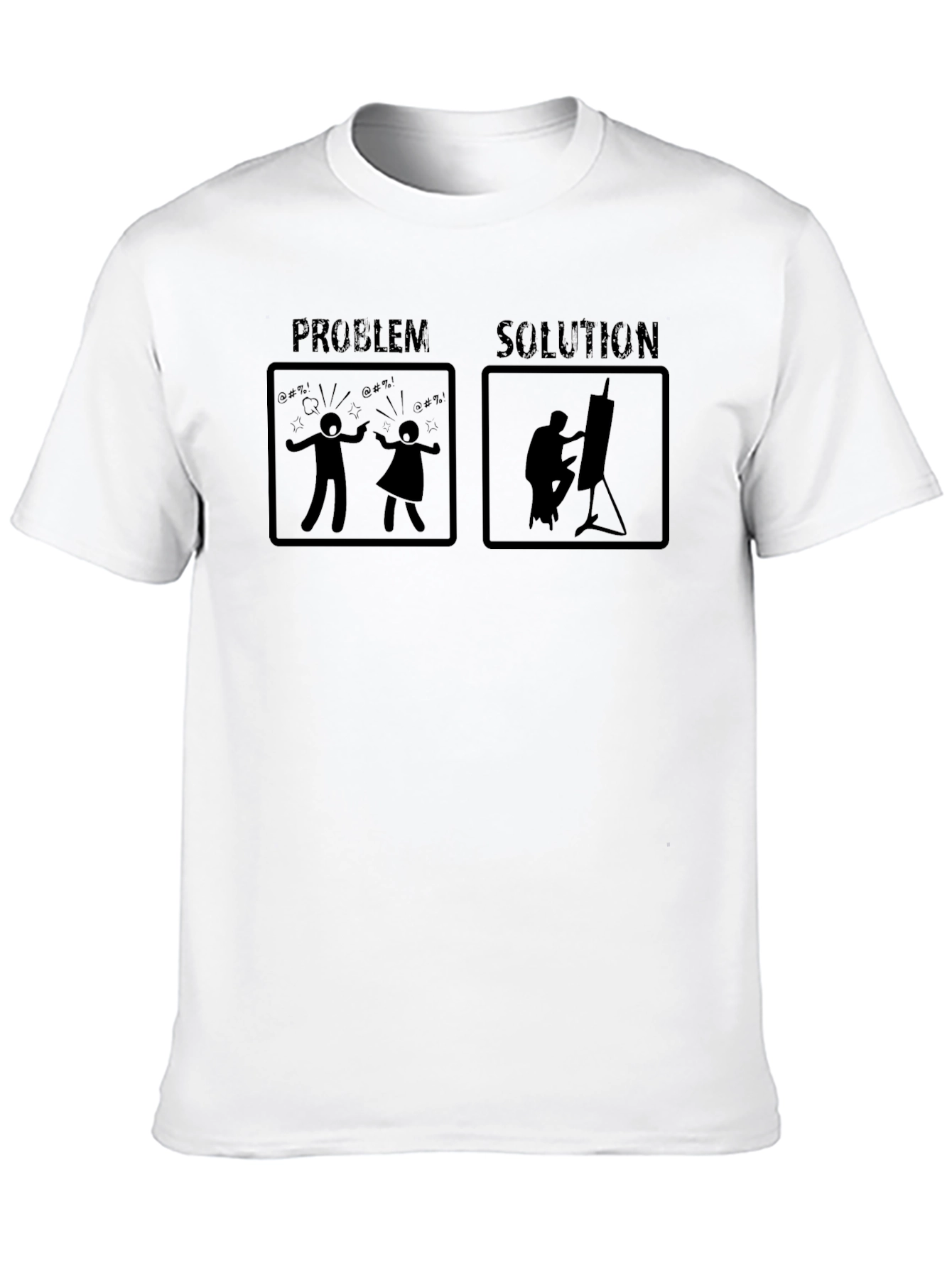 Problem Solution Artist Graphic T-Shirt